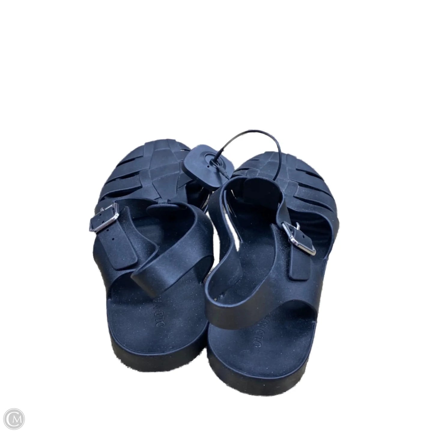Sandals Flats By Old Navy In Black, Size: 8