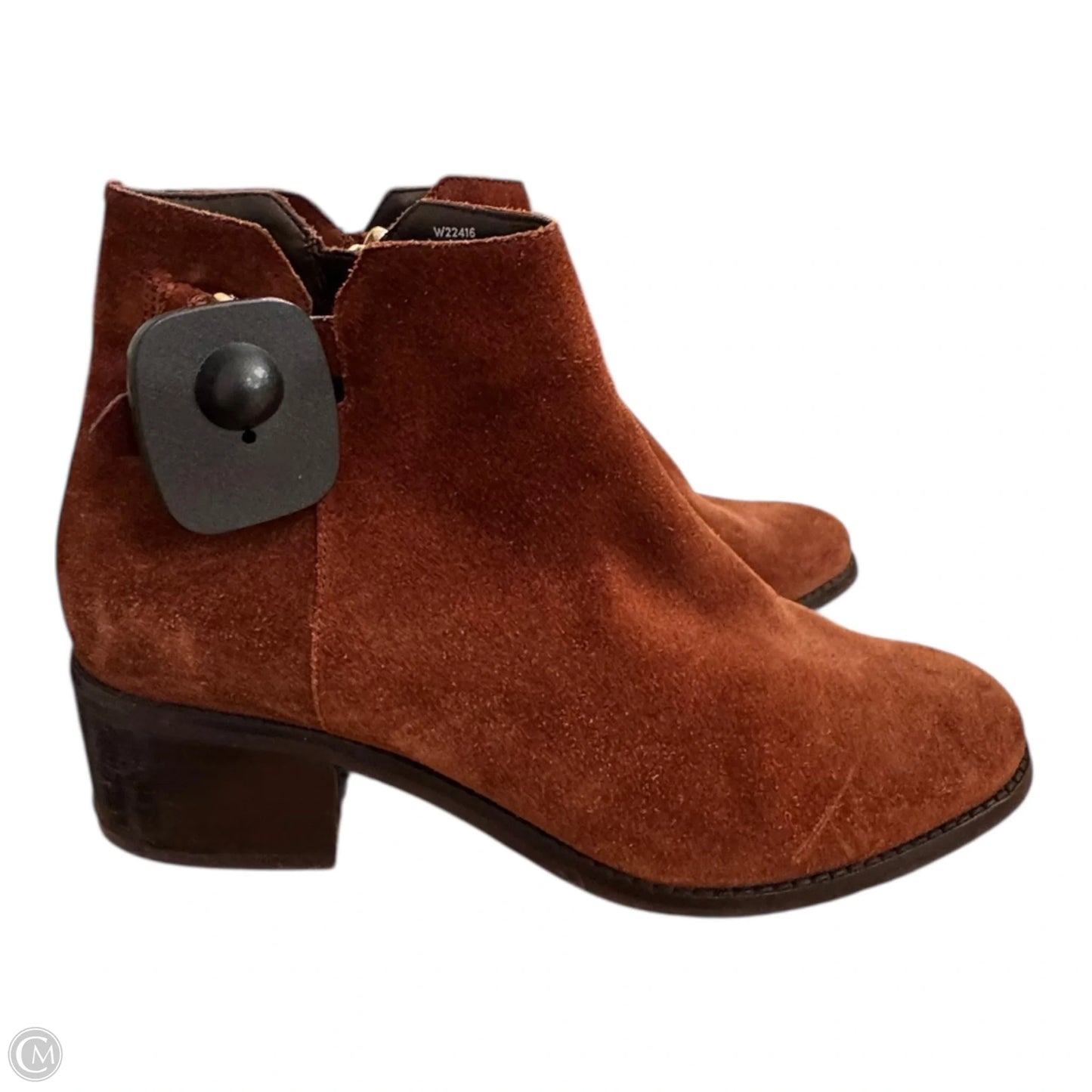 Boots Ankle Heels By Cole-haan In Brown, Size: 7.5