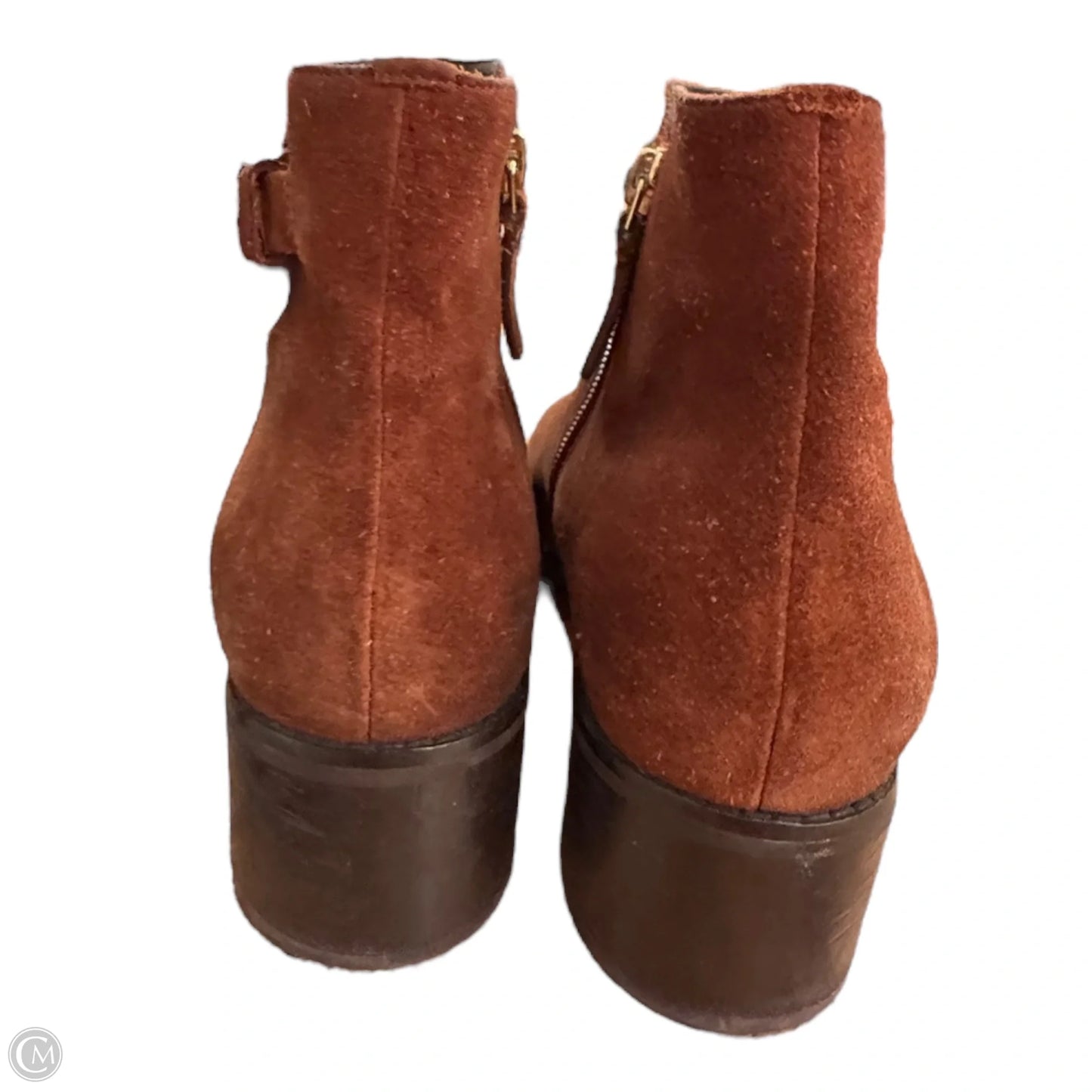 Boots Ankle Heels By Cole-haan In Brown, Size: 7.5