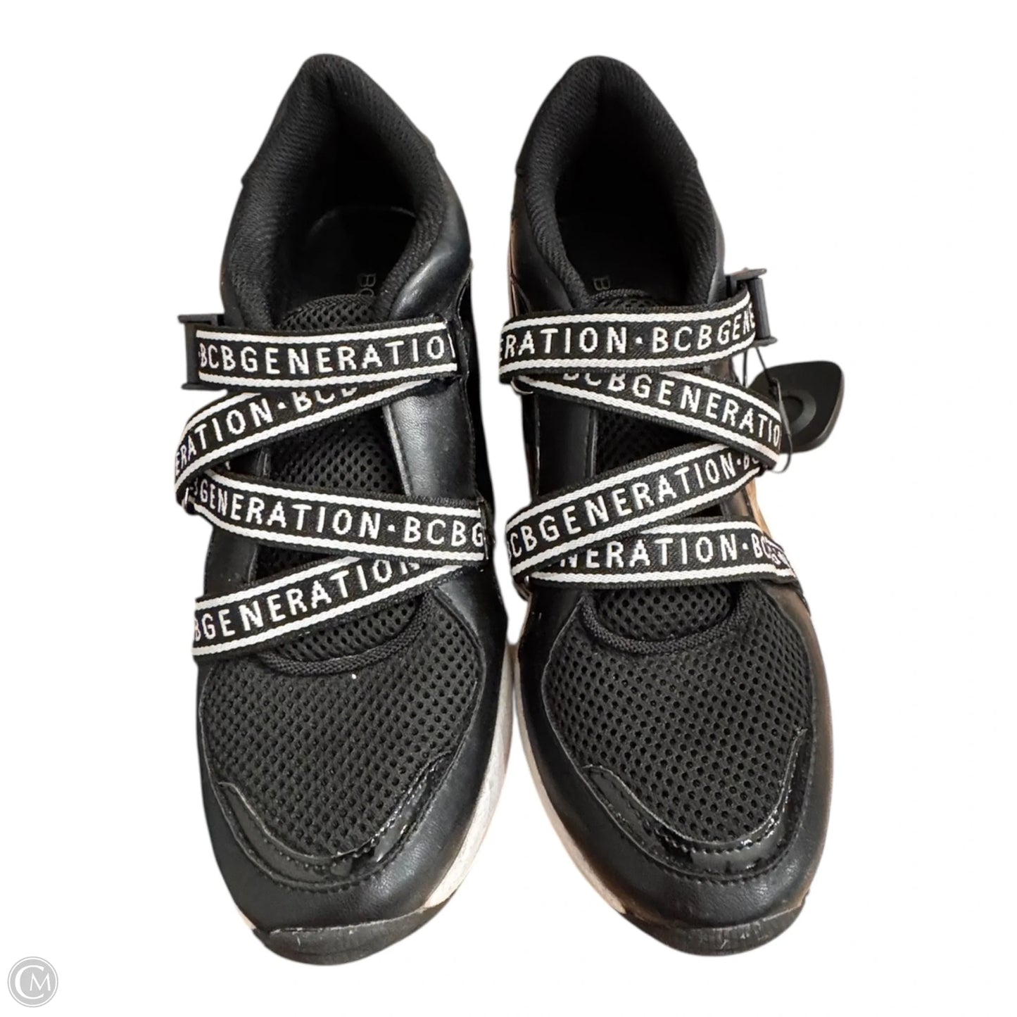 Shoes Sneakers By Bcbgeneration In Black & White, Size: 7.5