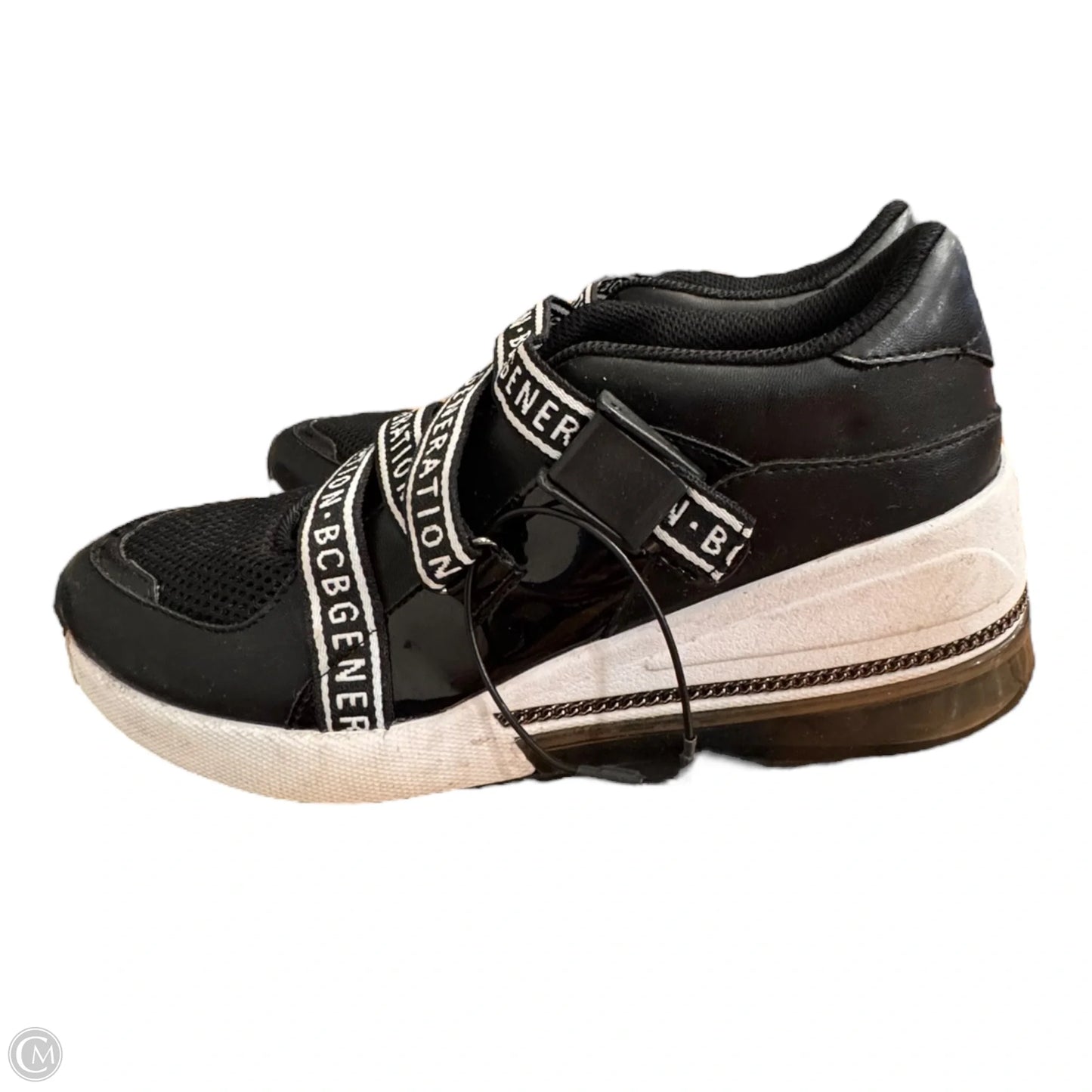 Shoes Sneakers By Bcbgeneration In Black & White, Size: 7.5