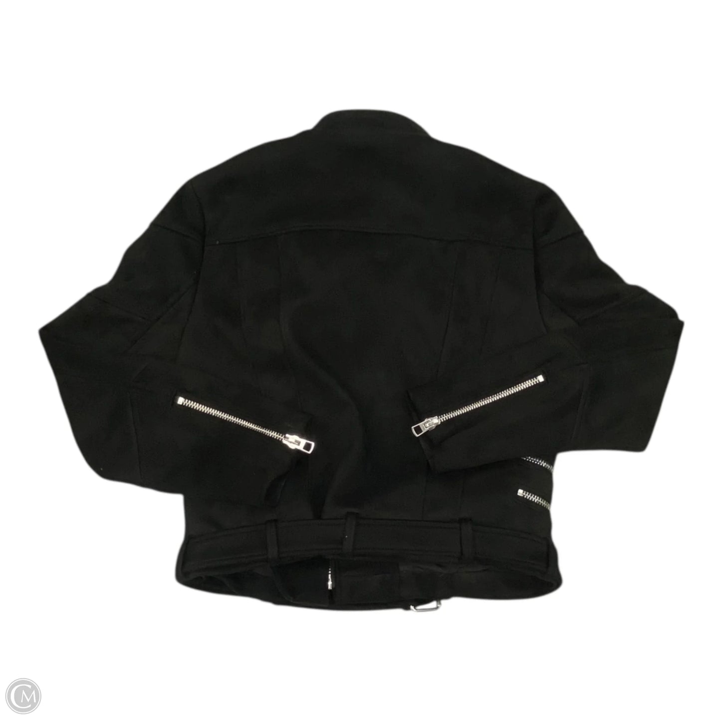 Jacket Moto By Zara In Black, Size: L