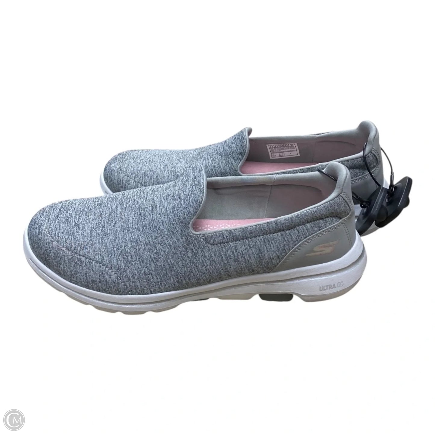 Shoes Flats By Skechers In Grey, Size: 9.5