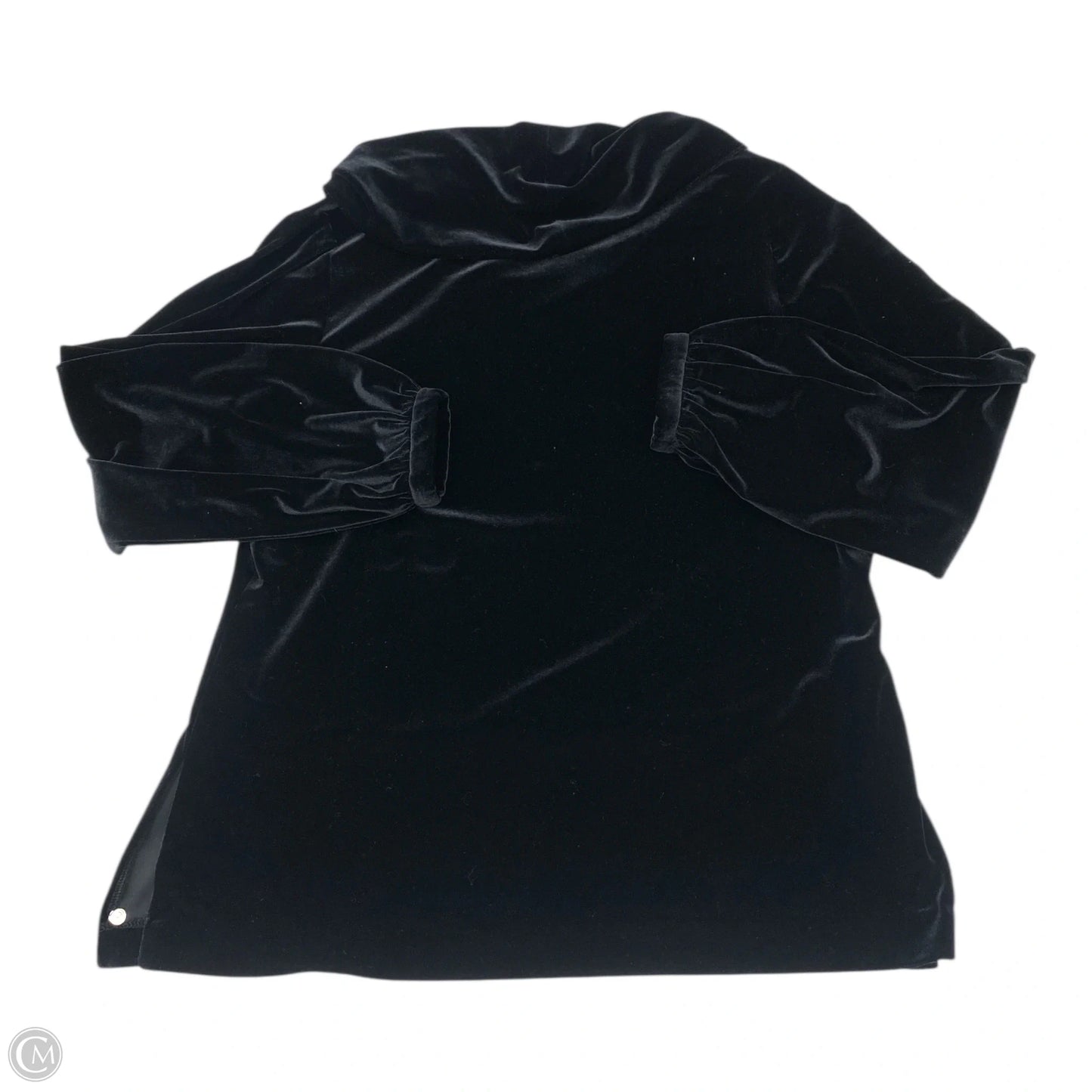 Top Long Sleeve Designer By Misook In Black, Size: M