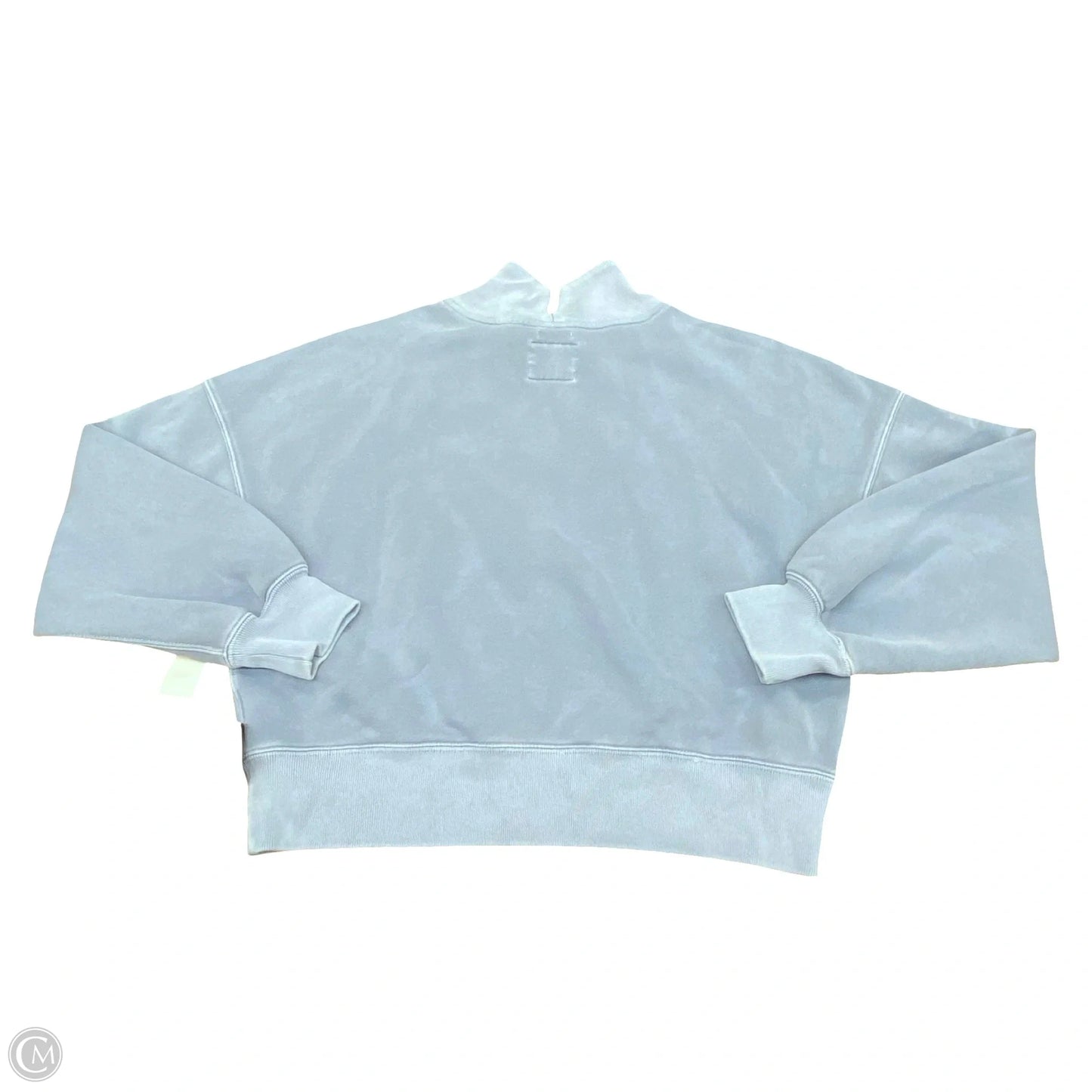 Sweatshirt Collar By Abercrombie And Fitch In Blue, Size: M