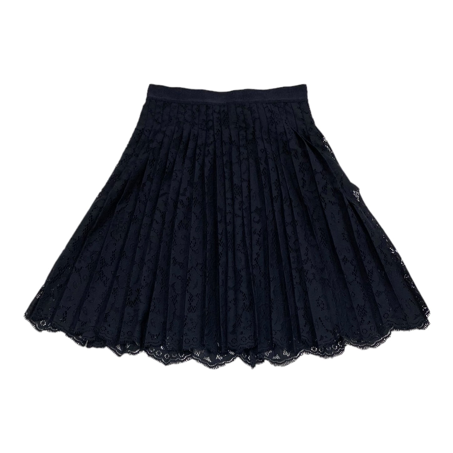 Skirt Midi By Ann Taylor In Navy, Size: Petite Xs