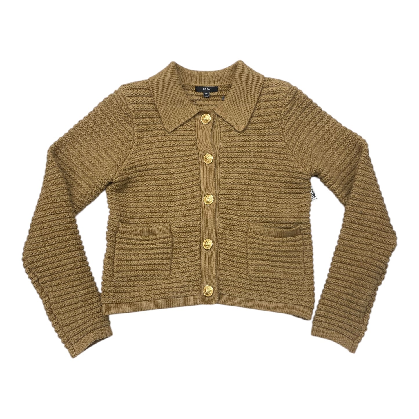 Sweater Cardigan By Cma In Brown, Size: Xs