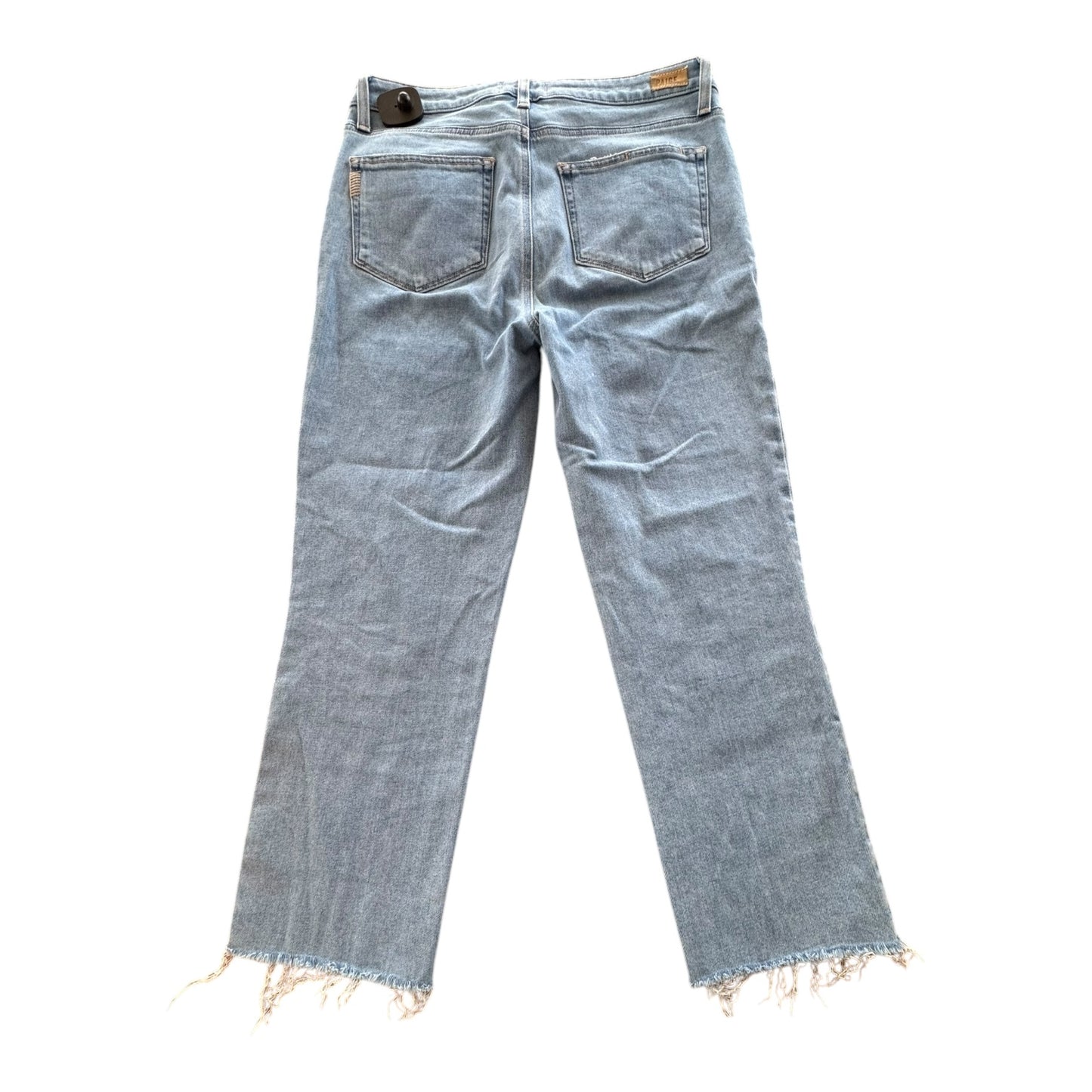 Jeans Cropped By Paige In Blue Denim, Size: 10
