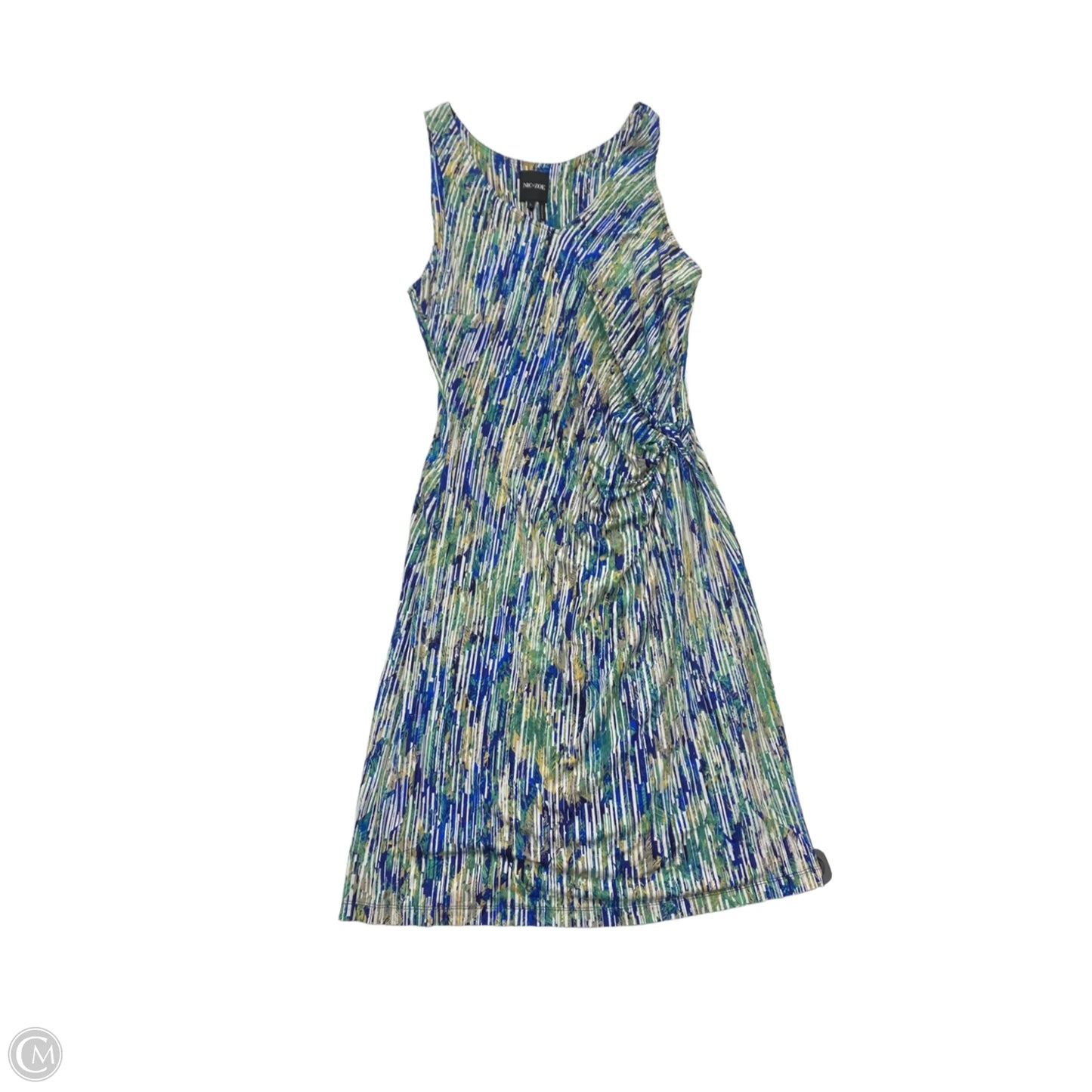 Dress Casual Midi By Nic + Zoe In Multi-colored, Size: L