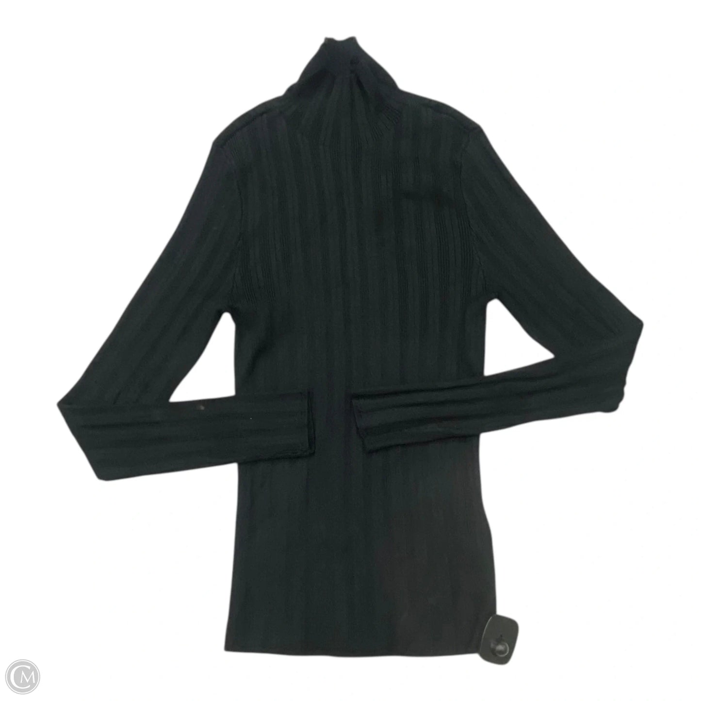 Top Long Sleeve By Abercrombie And Fitch In Black, Size: S
