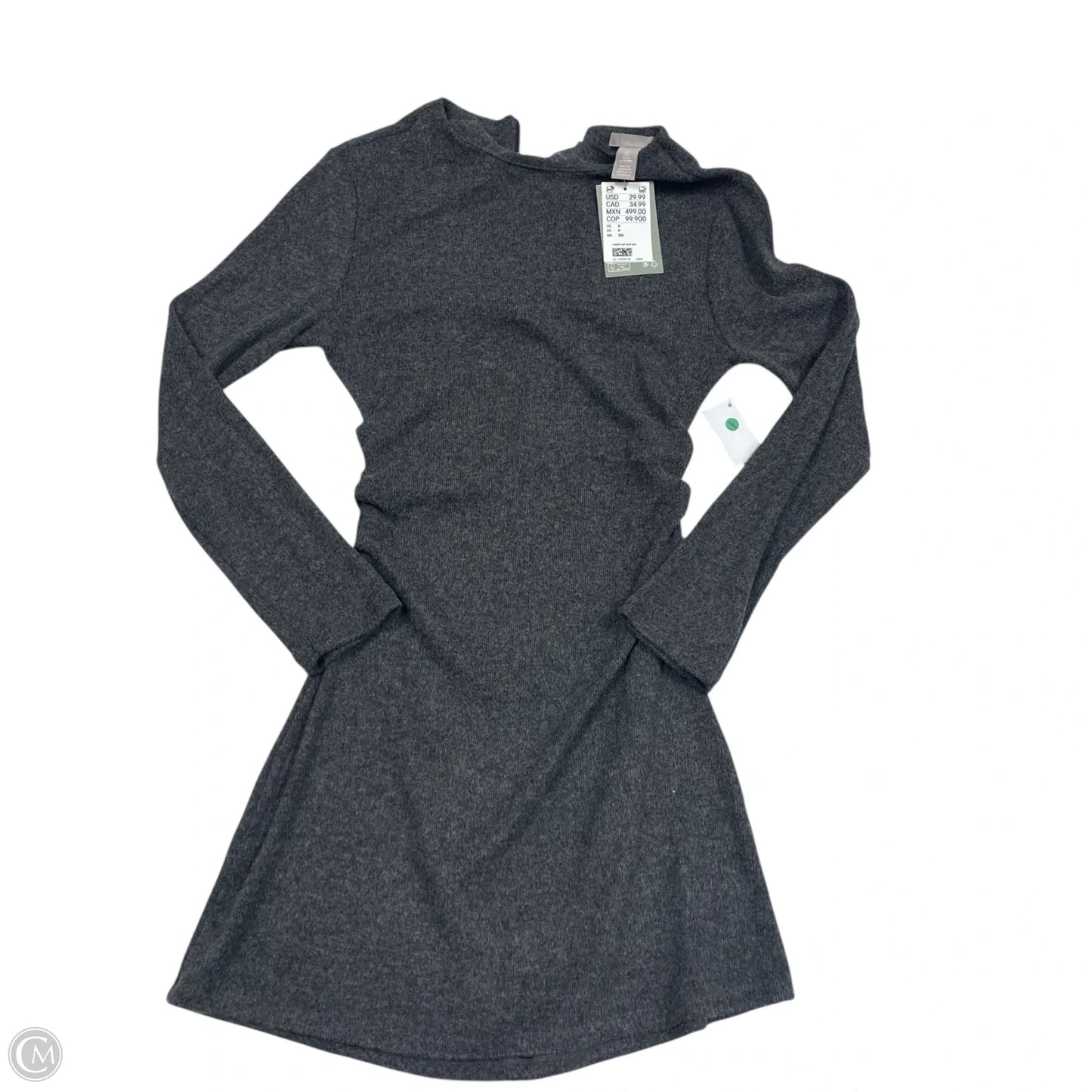 Dress Sweater By H&m In Grey, Size: S