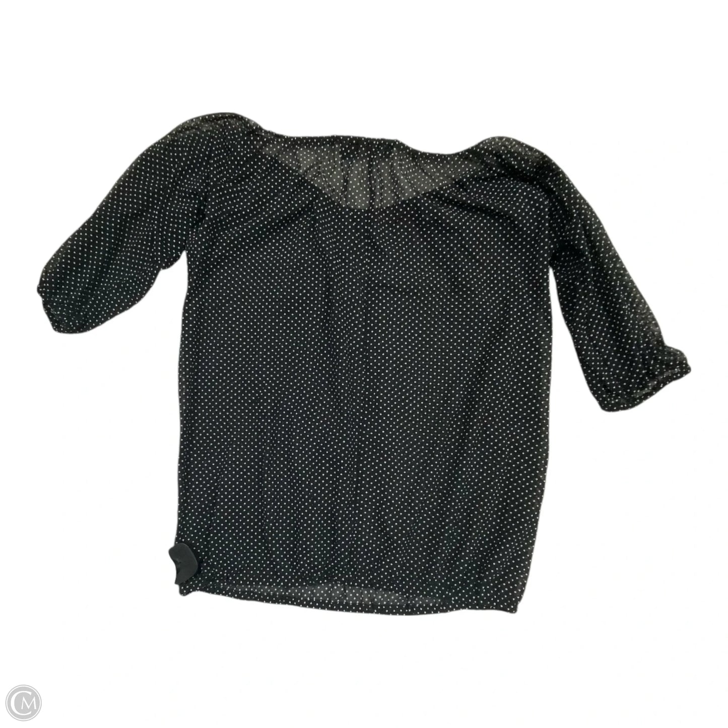 Top Short Sleeve By Limited In Polkadot Pattern, Size: S