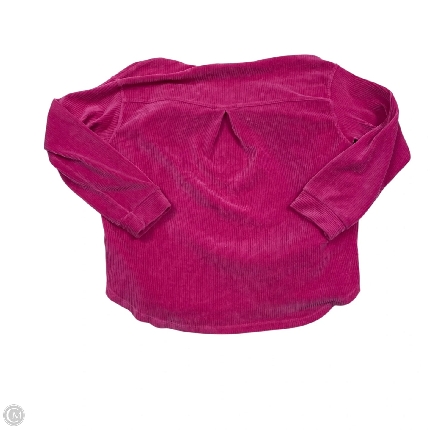 Jacket Shirt By Sundry In Pink, Size: M