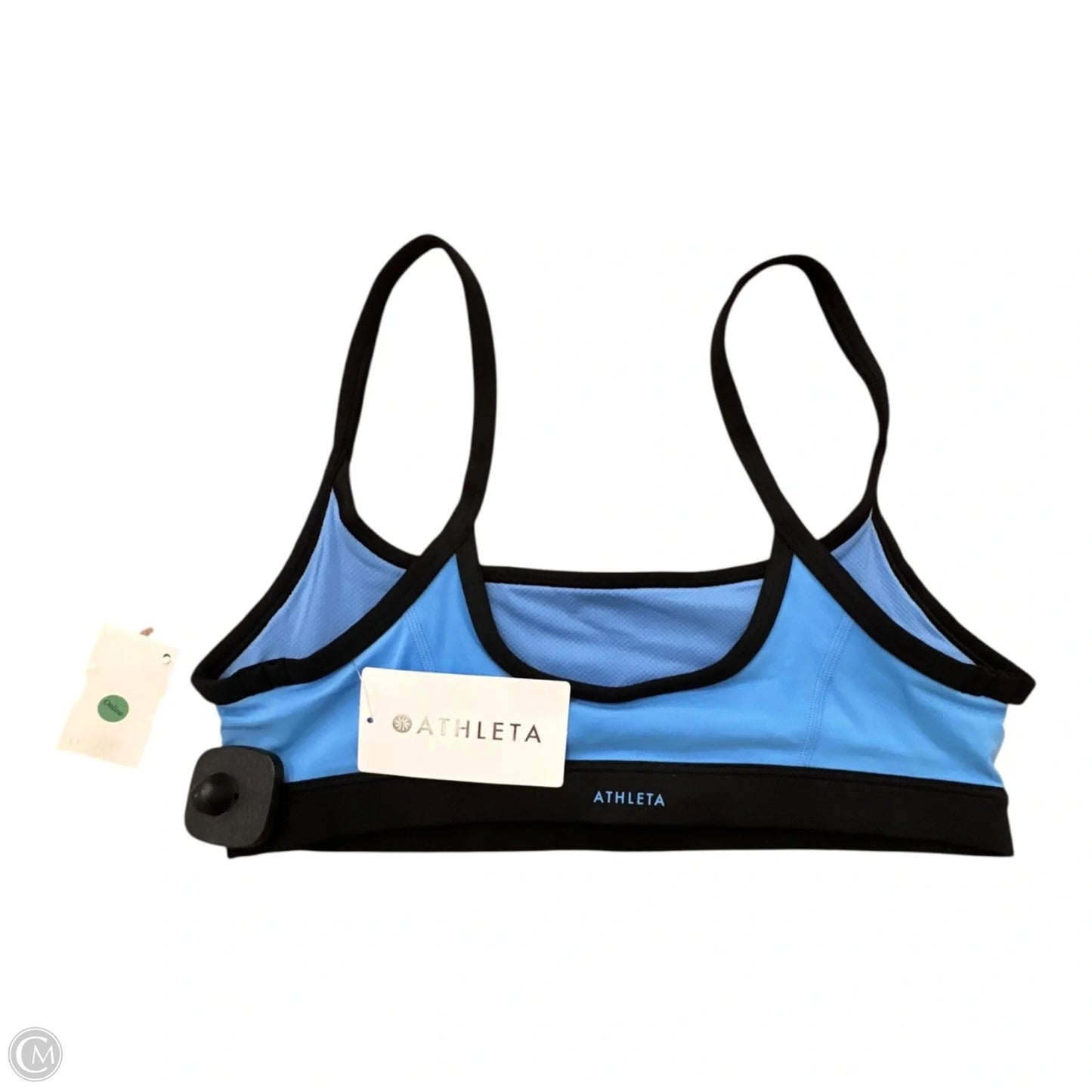 Athletic Bra By Athleta In Black & Blue, Size: S