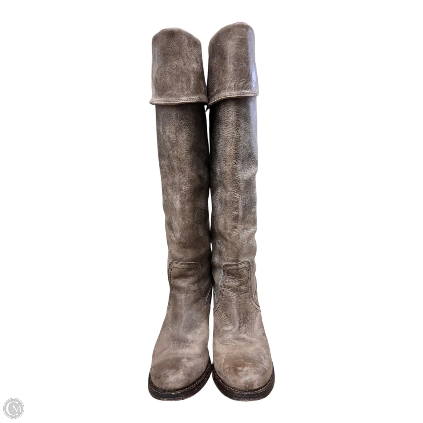 Boots Designer By Frye In Brown, Size: 7
