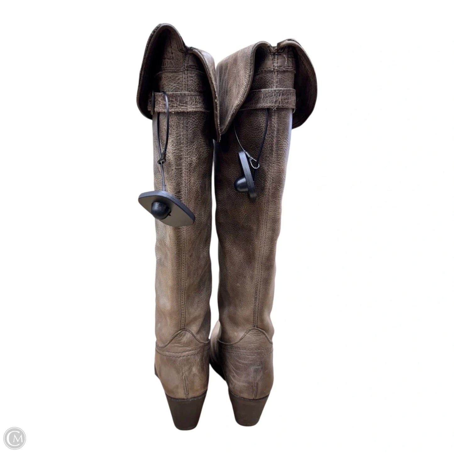 Boots Designer By Frye In Brown, Size: 7