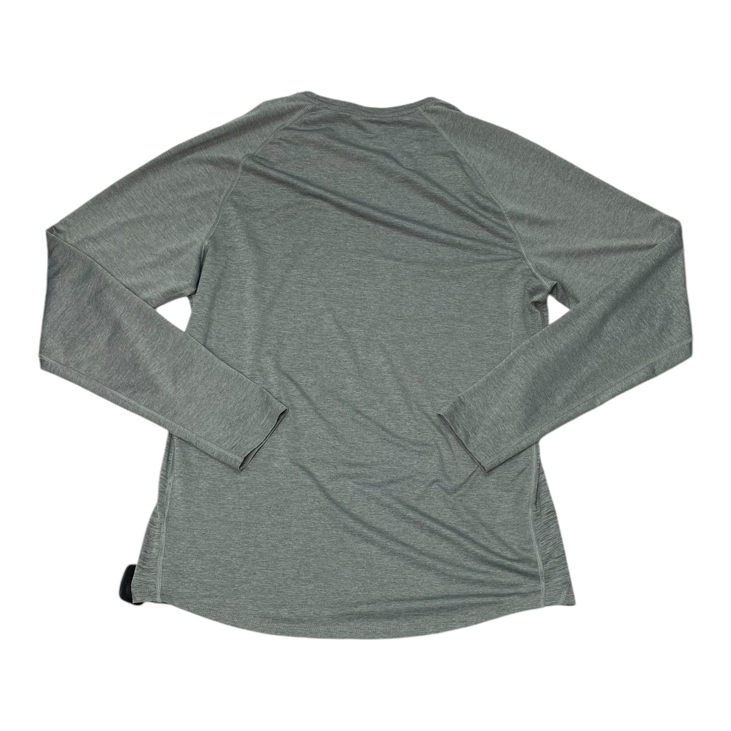 Athletic Top Long Sleeve Crewneck By Nike In Grey, Size: L