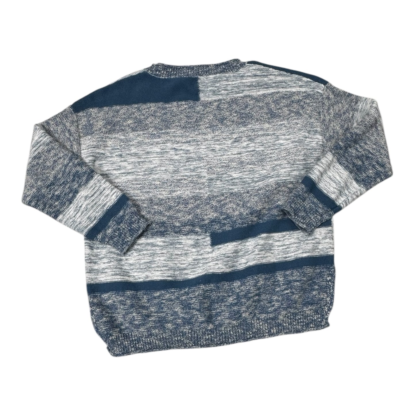 Sweater By Sundance In Blue & White, Size: L