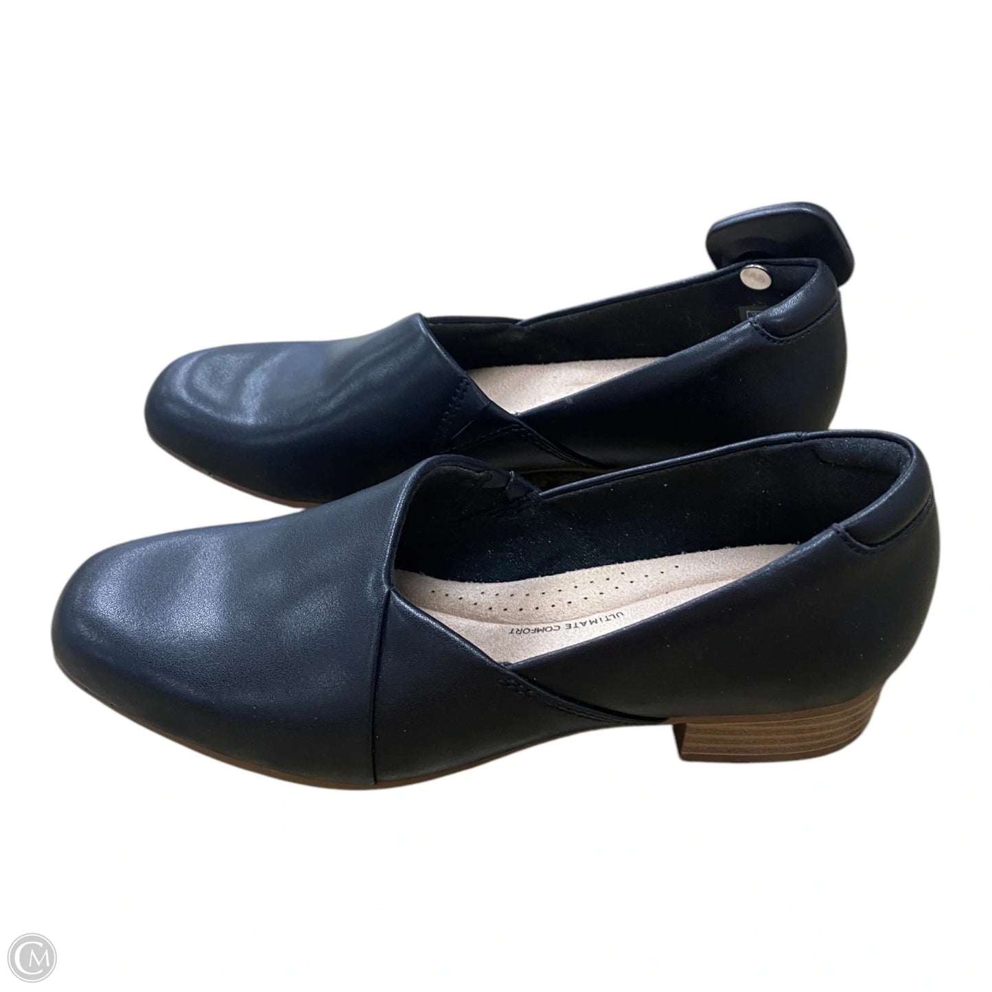 Shoes Flats By Clarks In Black, Size: 7