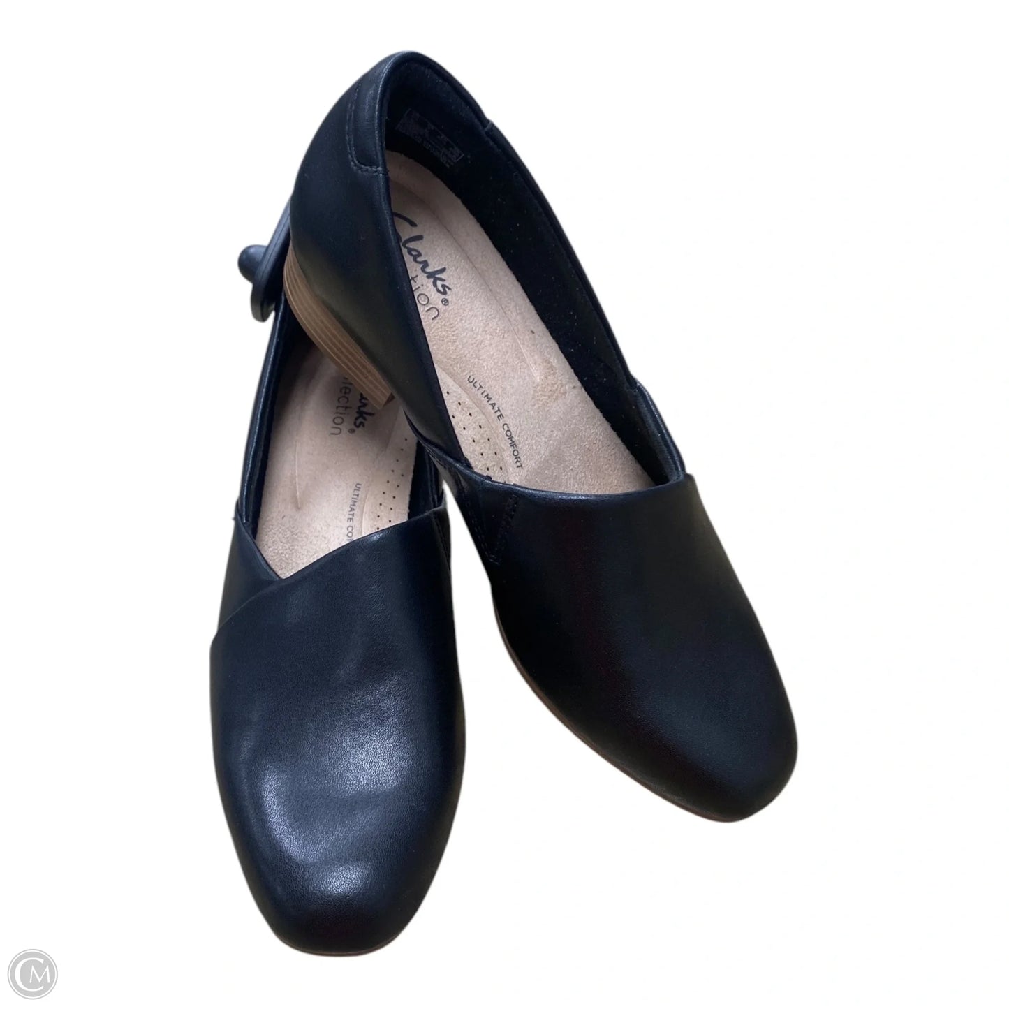 Shoes Flats By Clarks In Black, Size: 7