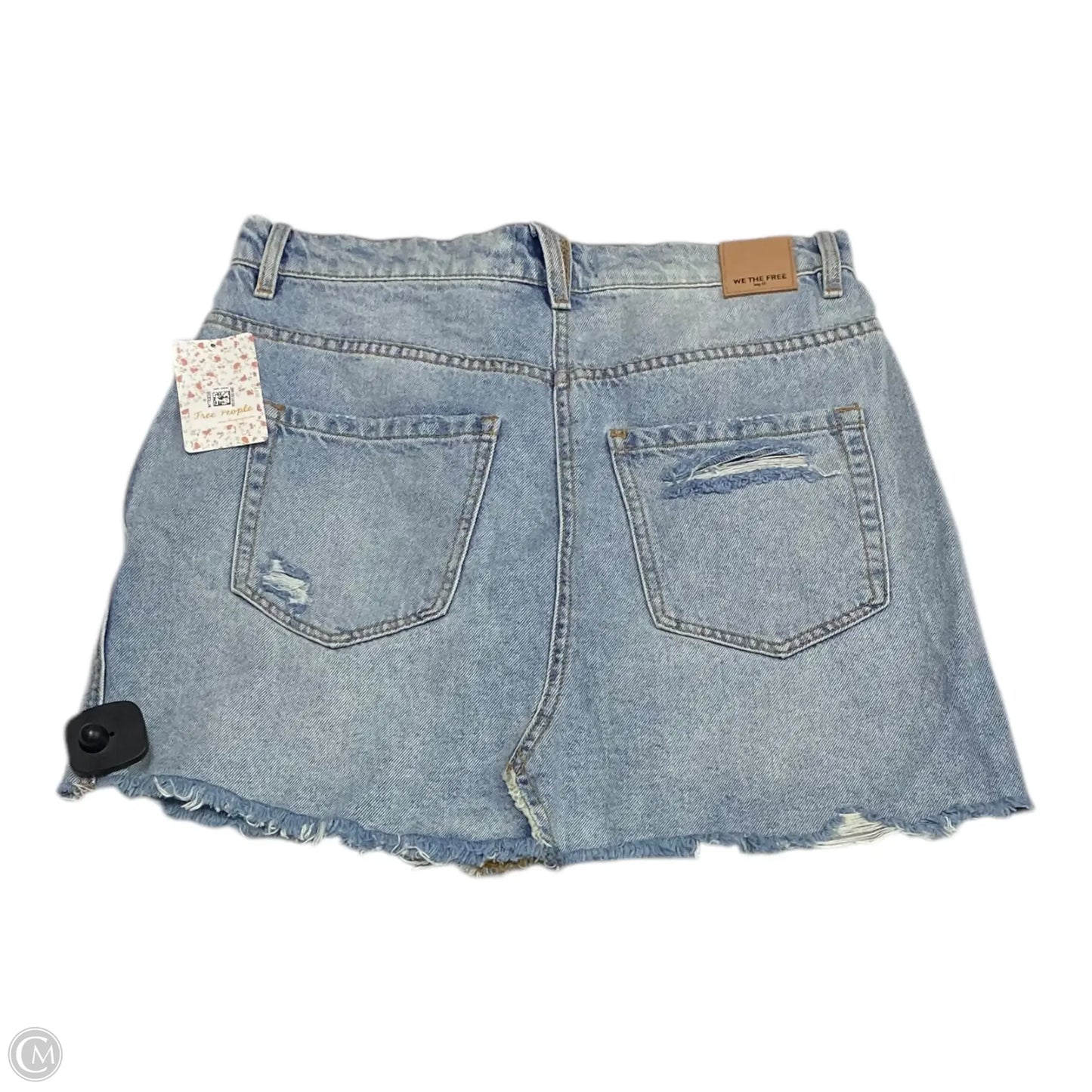 Skirt Mini & Short By We The Free In Blue Denim, Size: 8