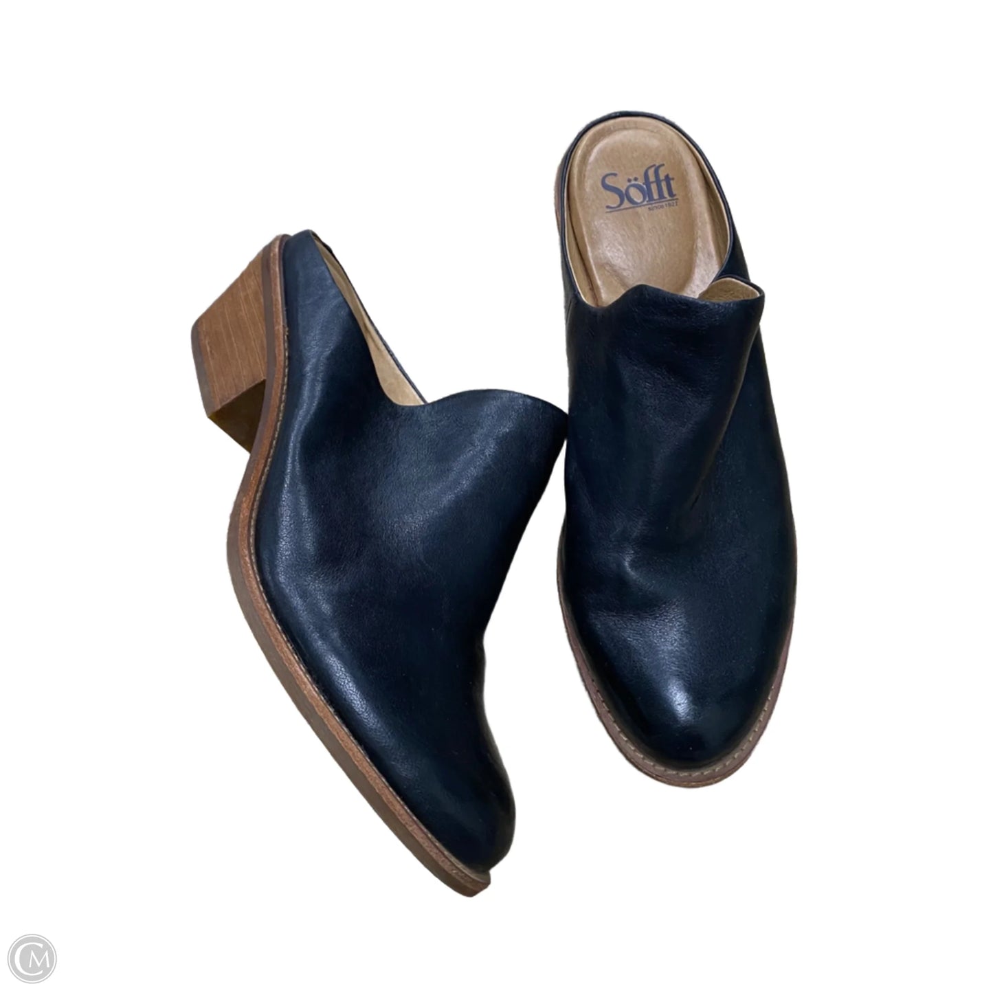 Shoes Heels Block By Sofft In Black & Brown, Size: 10