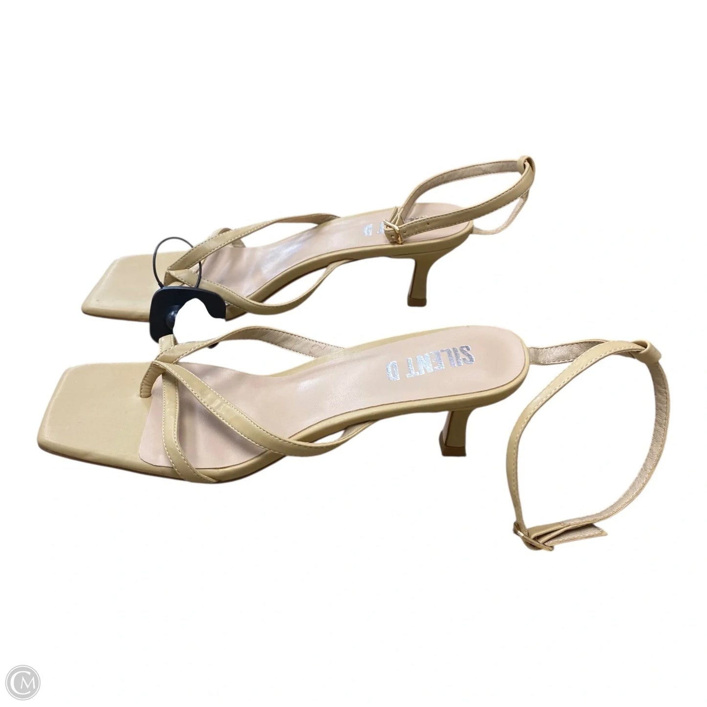 Sandals Heels Kitten By Silent D In Tan, Size: 11.5