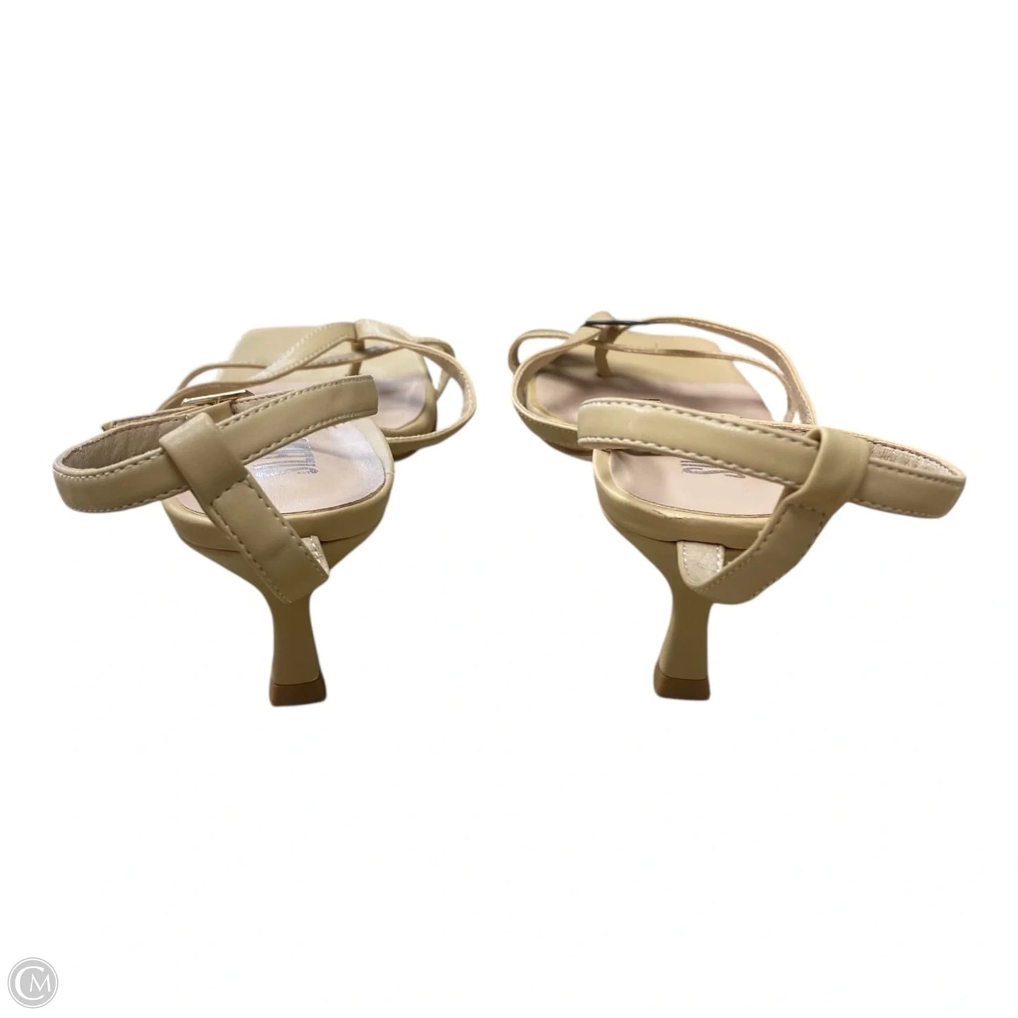 Sandals Heels Kitten By Silent D In Tan, Size: 11.5