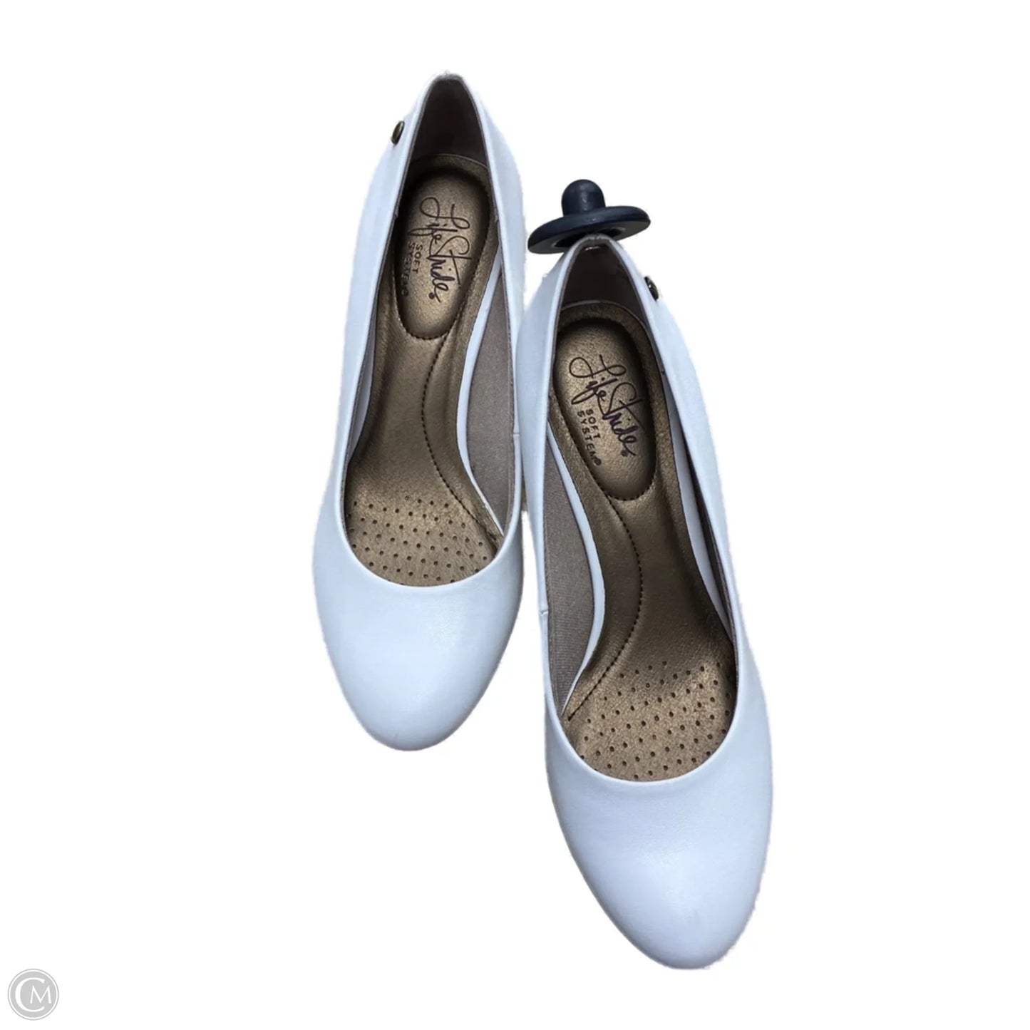 Shoes Heels Stiletto By Life Stride In White, Size: 7