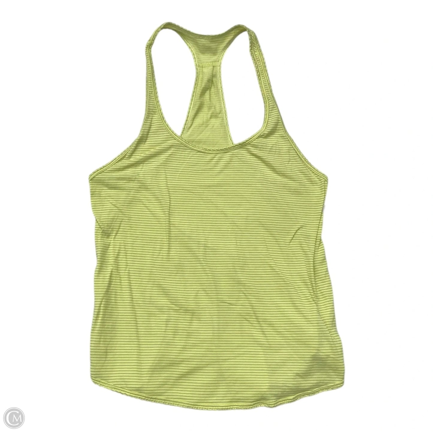 Athletic Tank Top By Lululemon In Yellow, Size: M
