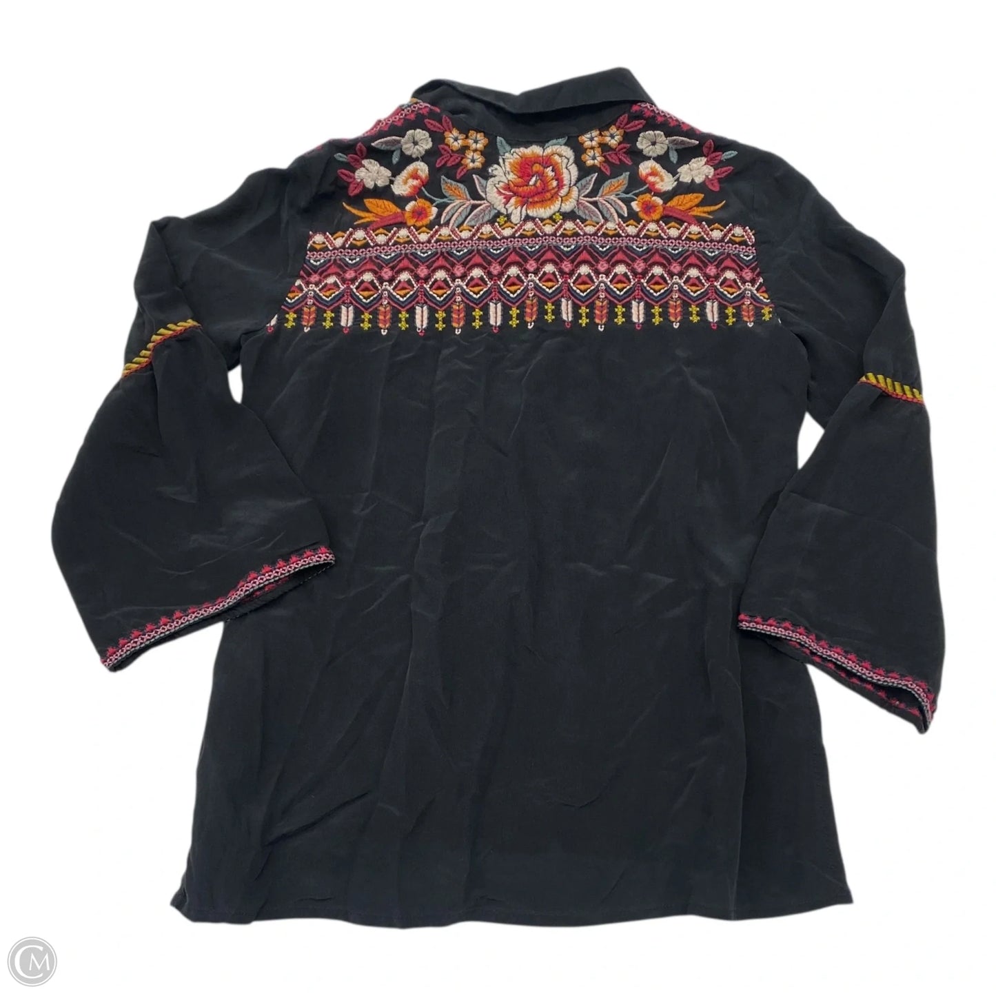 Top Long Sleeve Designer By Johnny Was In Multi-colored, Size: M