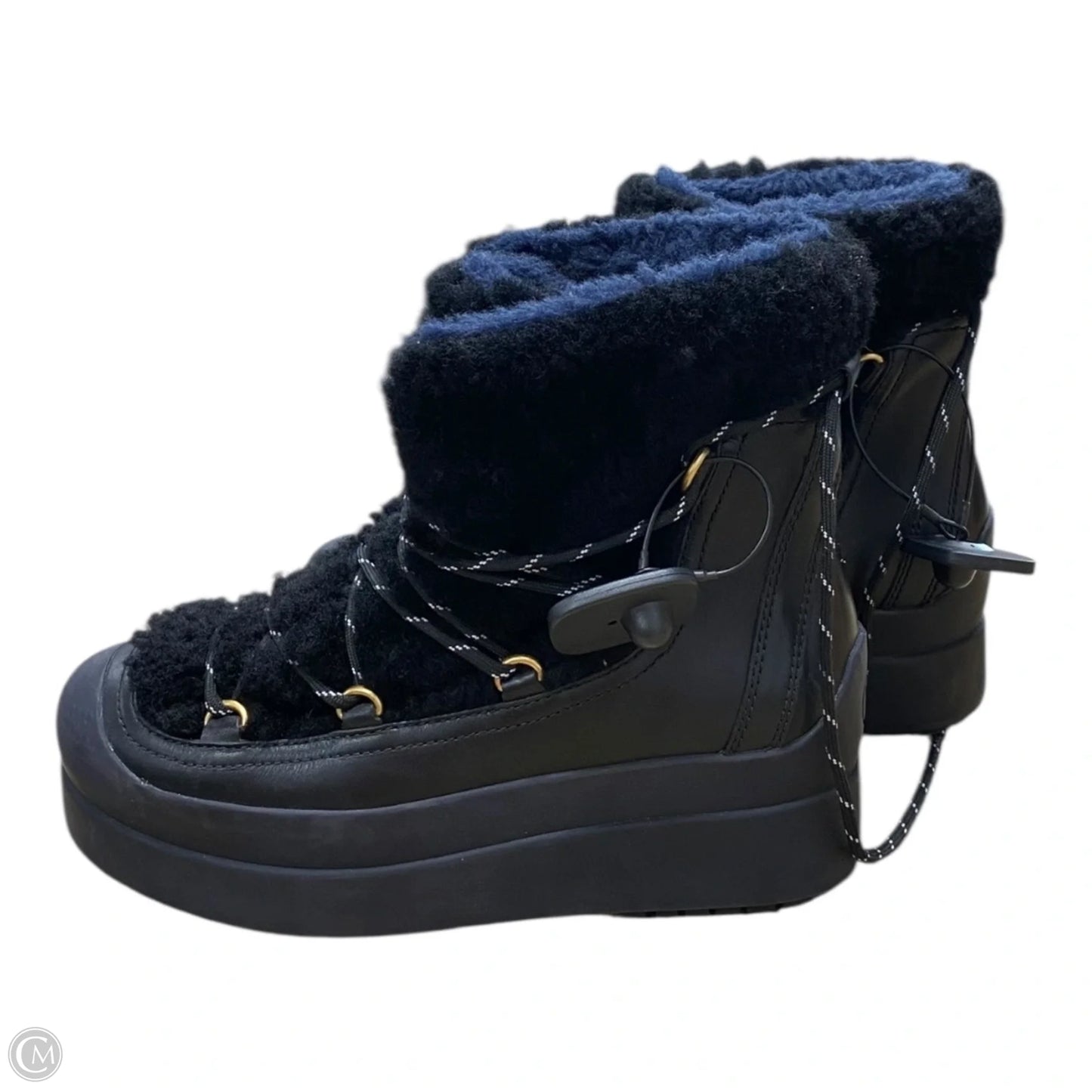 Boots Designer By Tory Burch In Black, Size: 10