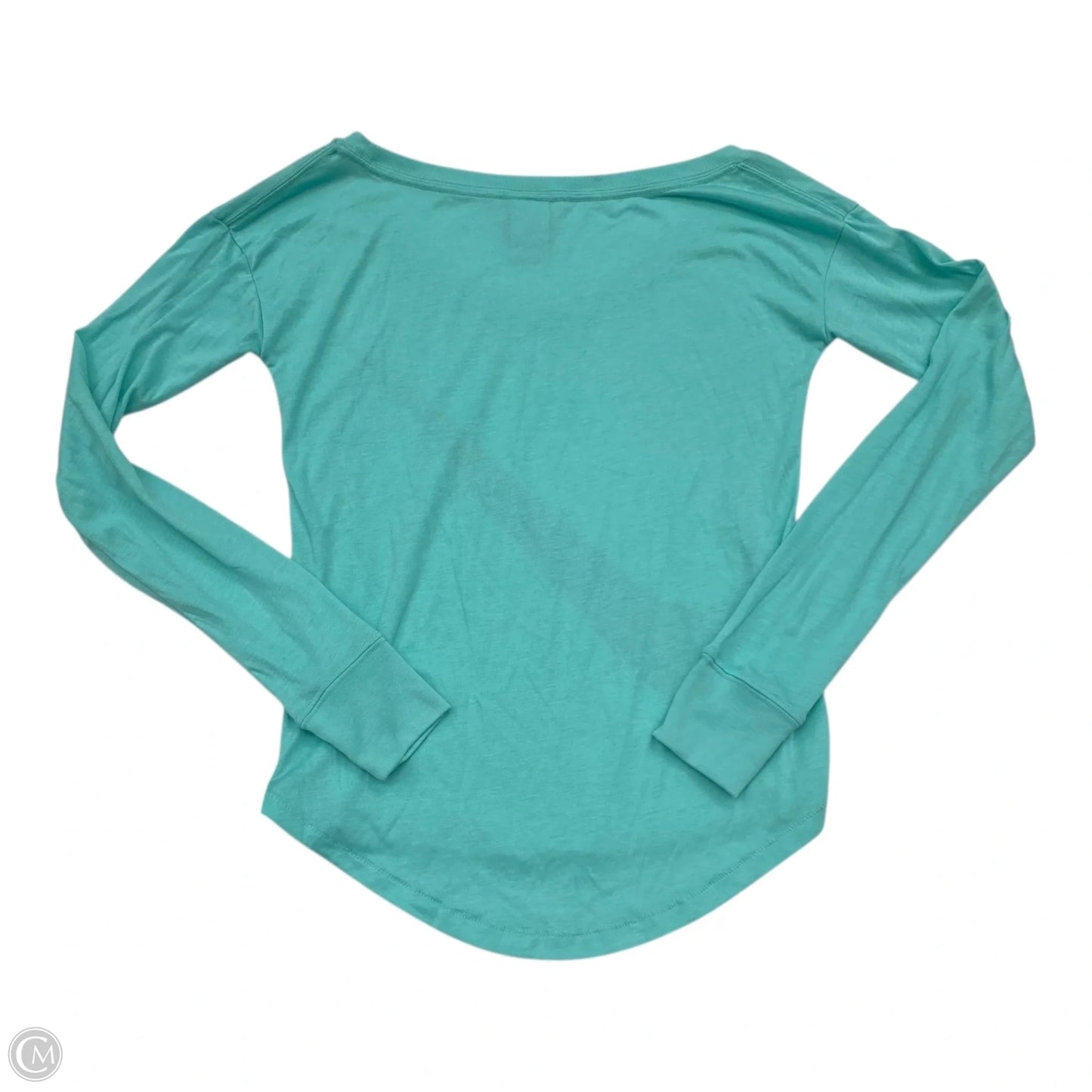 Athletic Top Long Sleeve Crewneck By Nike In Blue, Size: Xs