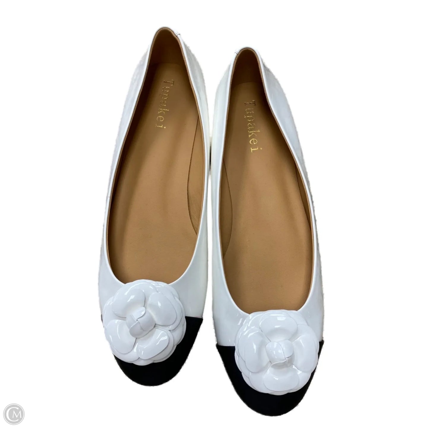 Shoes Flats By Cmc In White, Size: 9.5