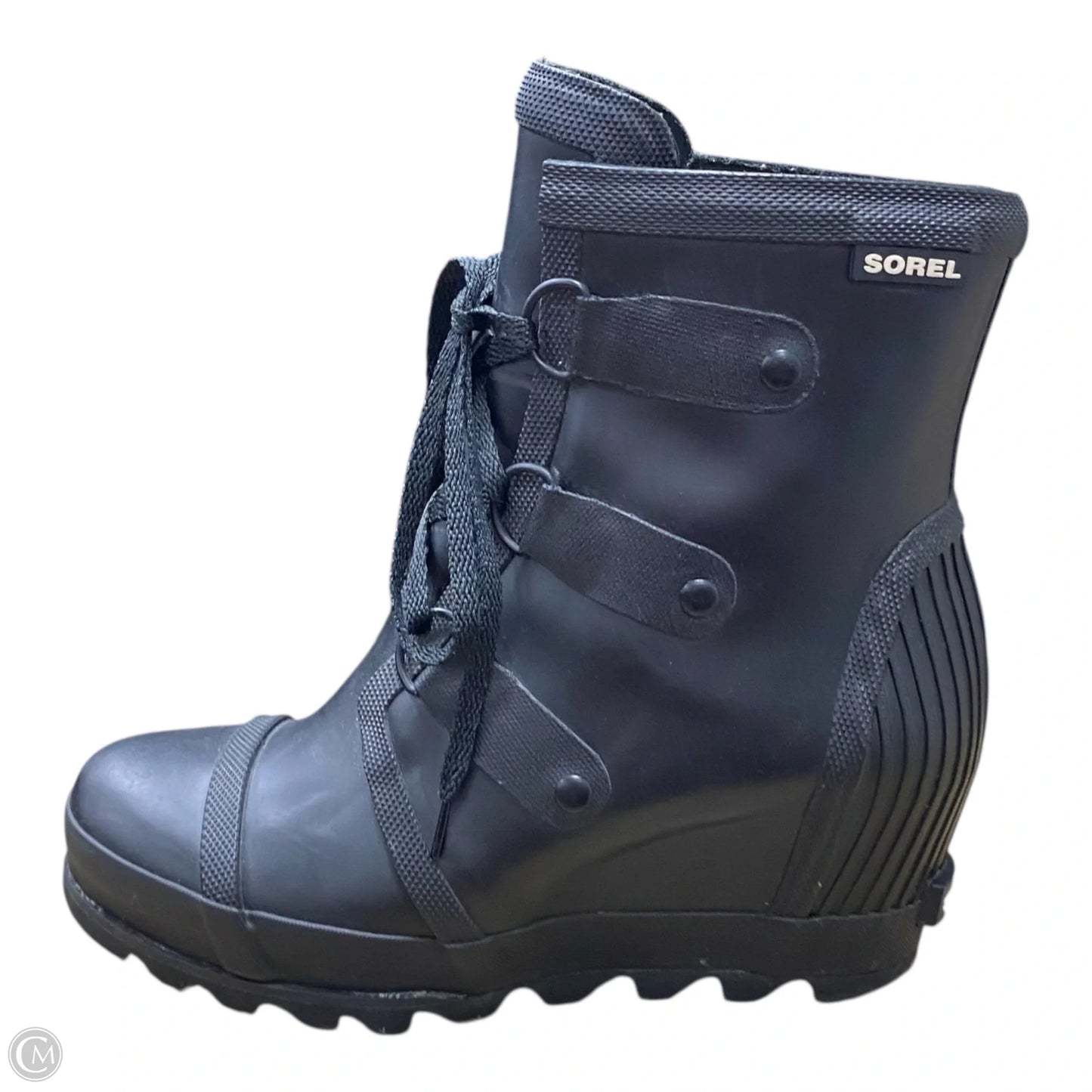 Boots Designer By Sorel In Black, Size: 8