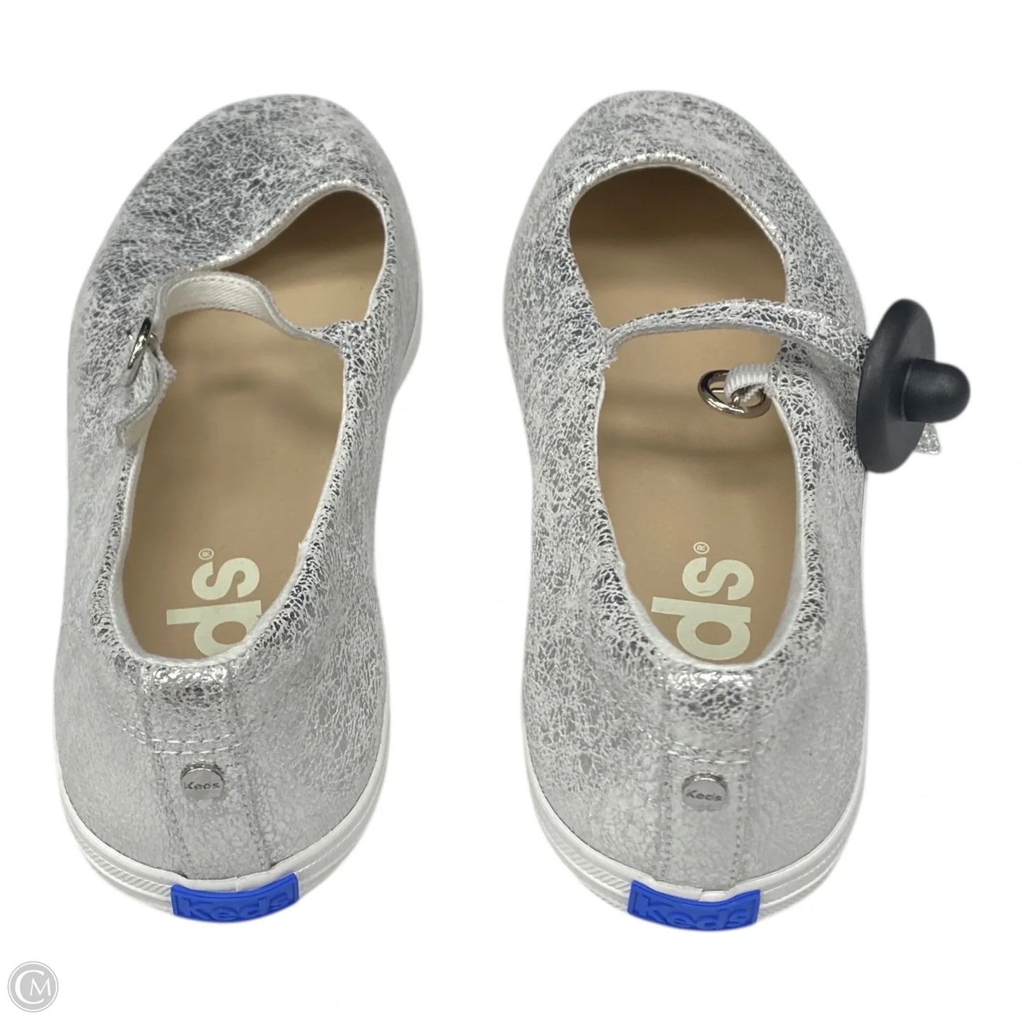 Shoes Flats By Keds In Silver, Size: 9.5