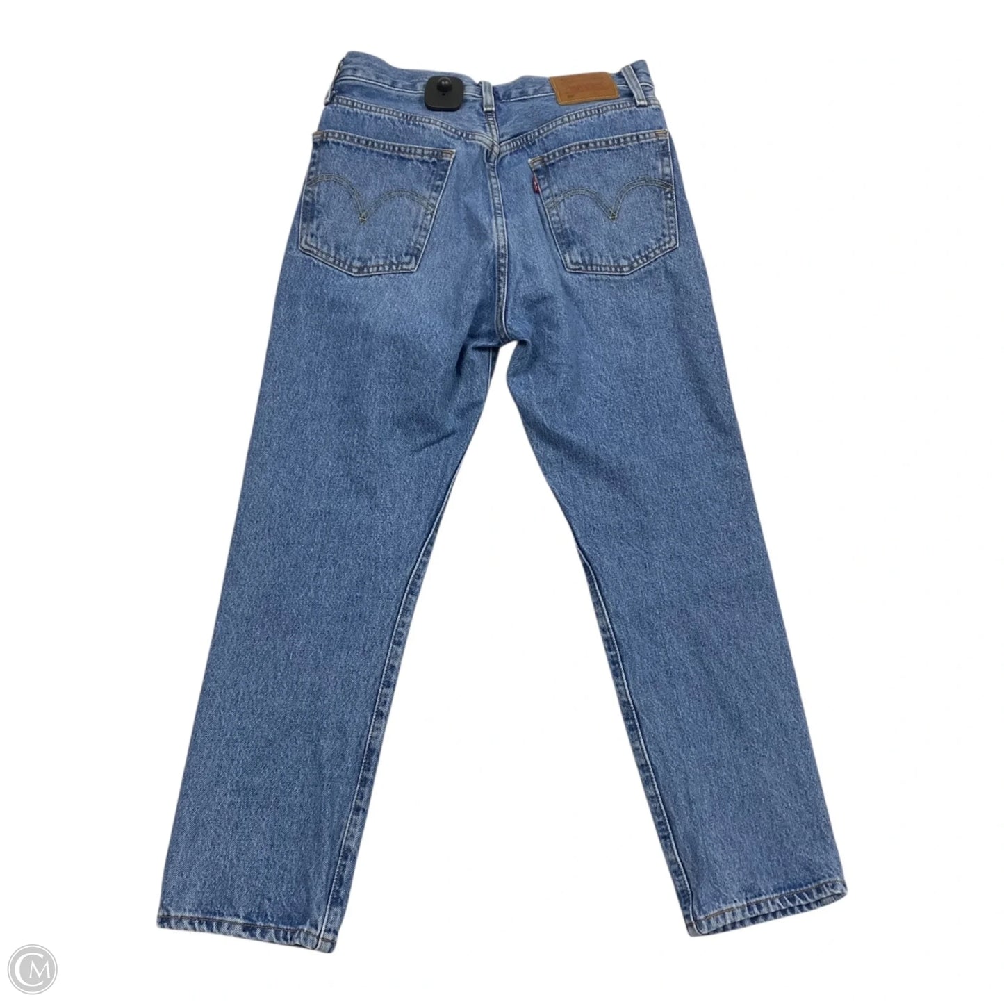 Jeans Straight By Levis In Blue Denim, Size: 2