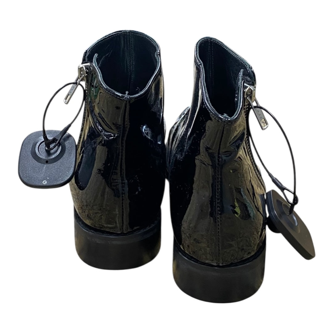 Boots Ankle Flats By EXCLUSIF In Black, Size:8