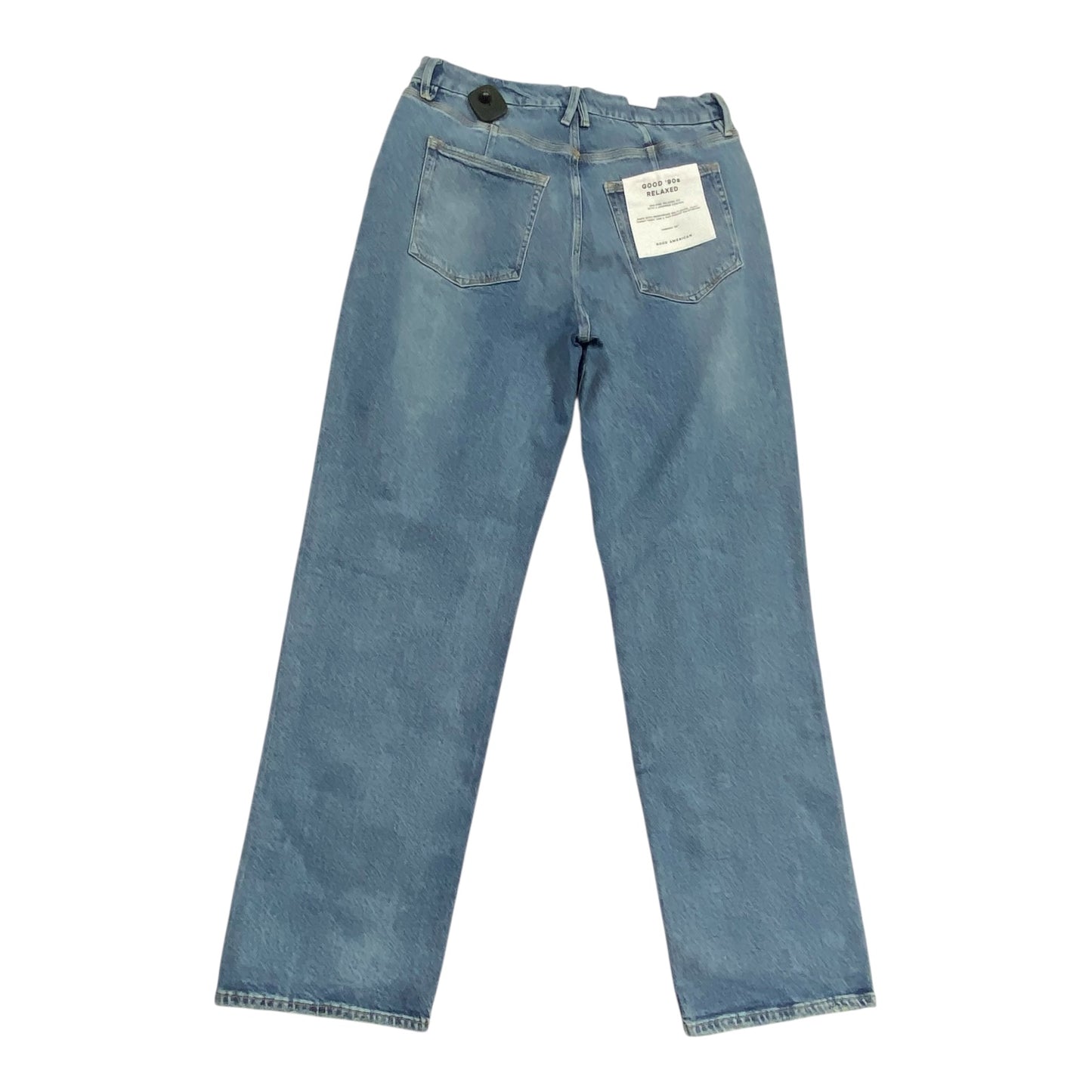 Jeans Straight By Good American In Blue Denim, Size:8