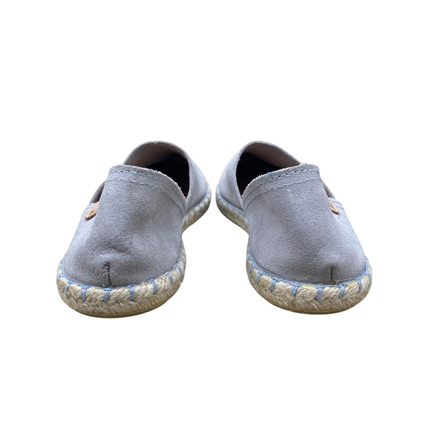 Shoes Flats By Verbenas In Grey, Size:7.5