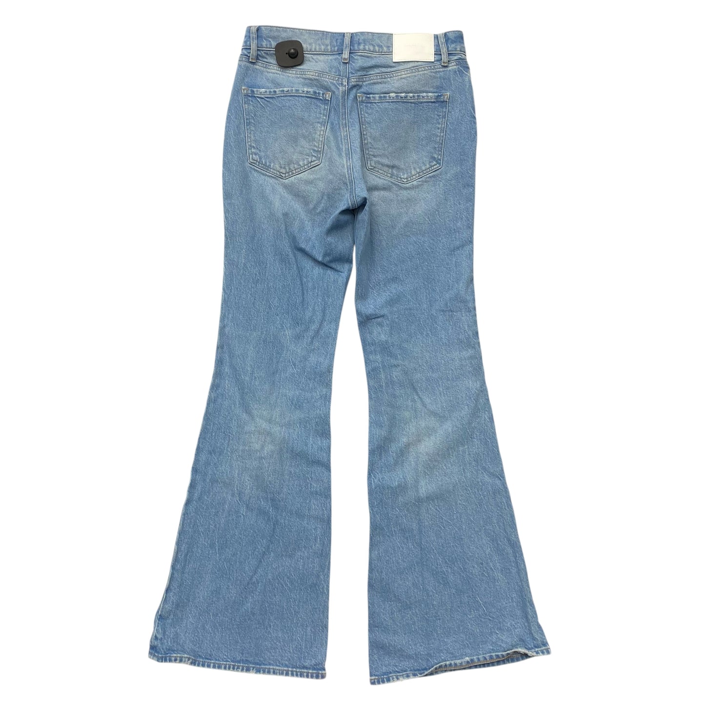 Jeans Flared By Express In Blue Denim, Size:4