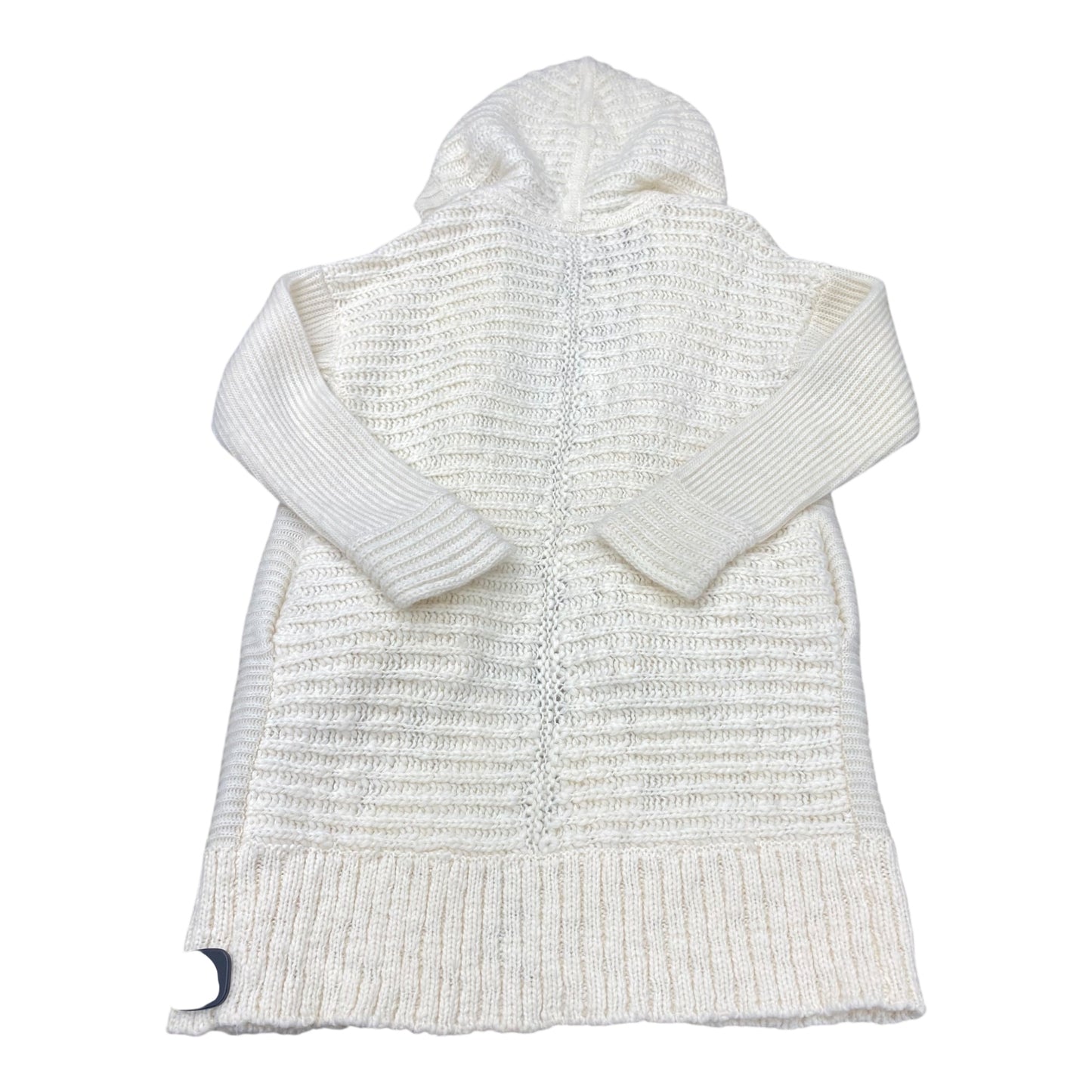 Sweater Cardigan By Banana Republic In Cream, Size:M