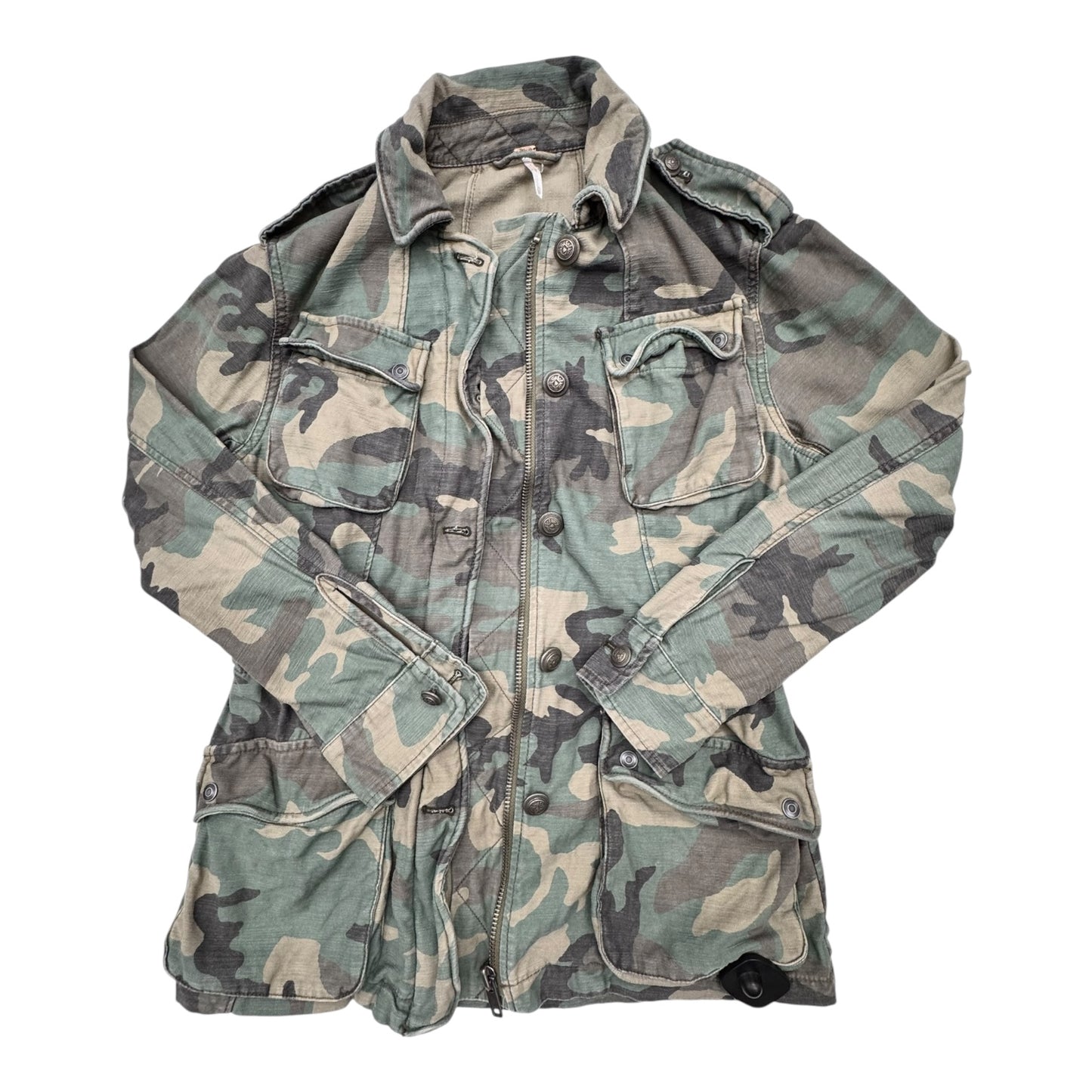 Jacket Other By Free People In Camouflage Print, Size:Xs