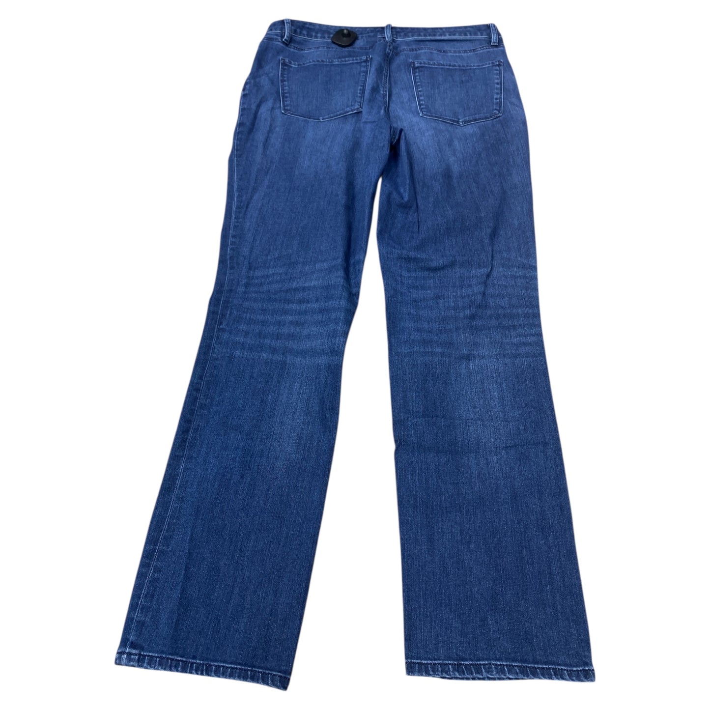 Jeans Straight By Talbots In Blue Denim, Size:12