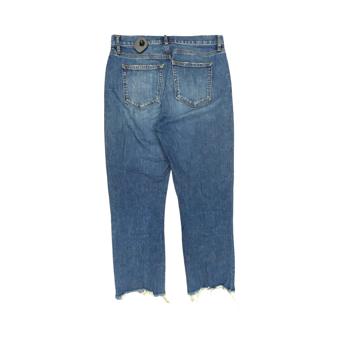 Jeans Straight By Loft In Blue Denim, Size:4