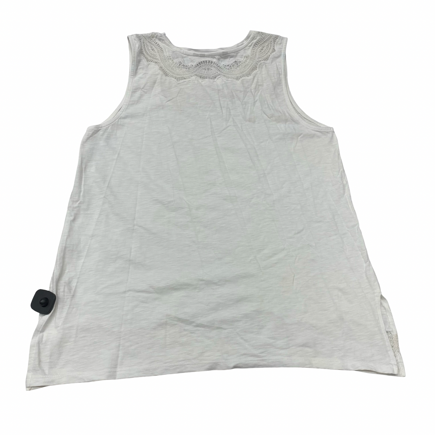 Top Sleeveless By Soft Surroundings In Cream, Size:Xl