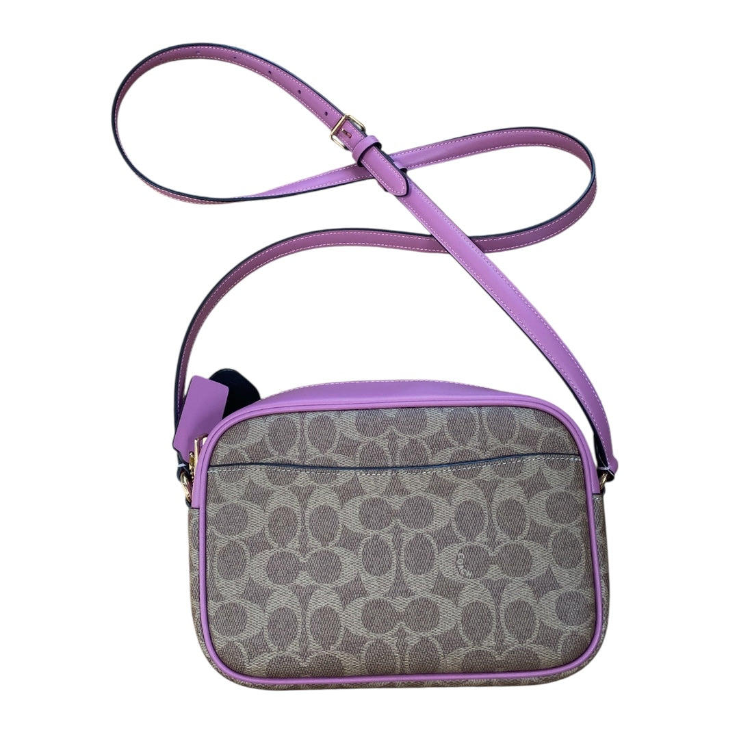 Handbag Designer By Coach In Brown & Pink, Size:Small