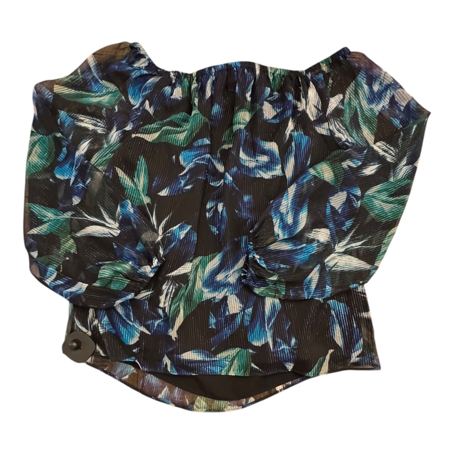 Top Ls By White House Black Market In Blue & Green, Size:S