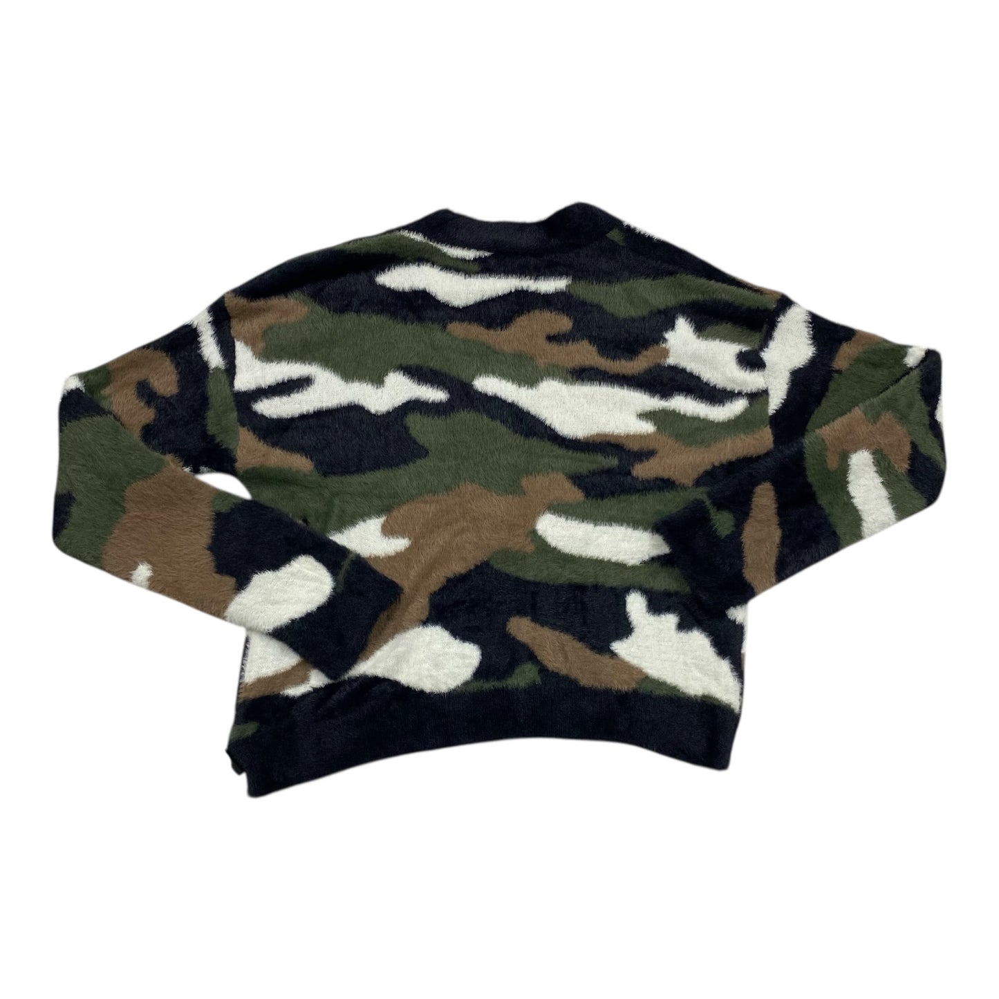 Sweater Cardigan By Bb Dakota In Camouflage Print, Size:S