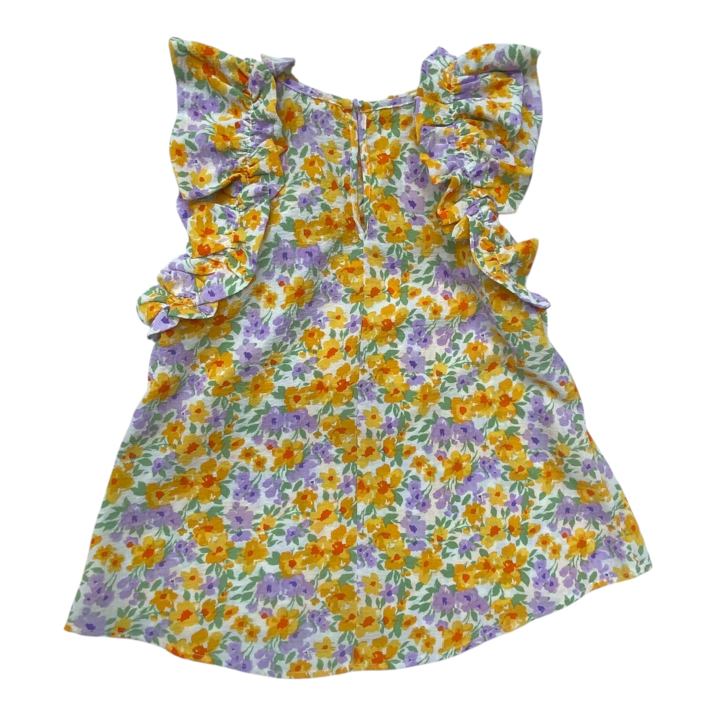 Top Sleeveless By Cmc In Floral Print, Size:S